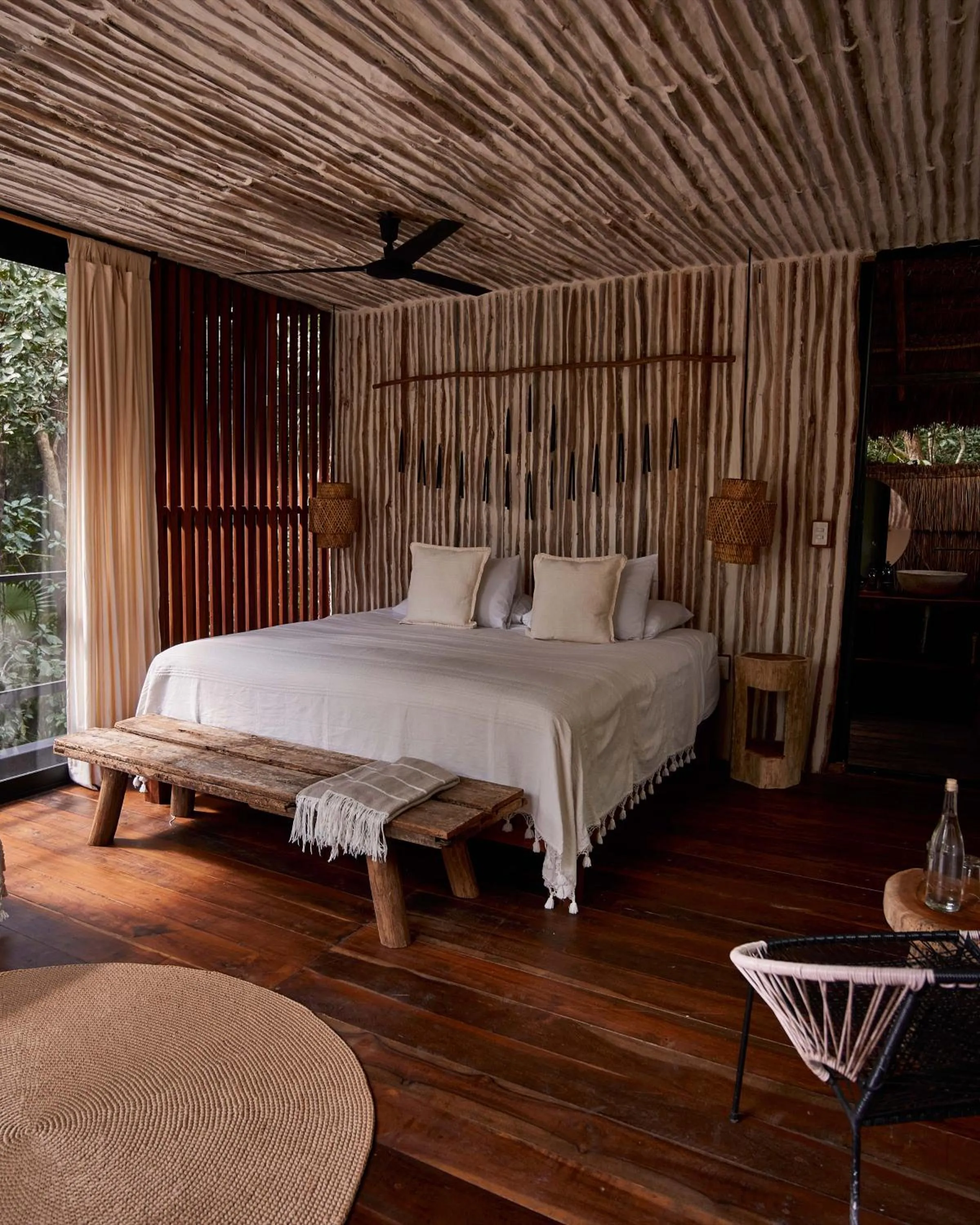 Bedroom in Kapok Bacalar - Plant Based Hotel