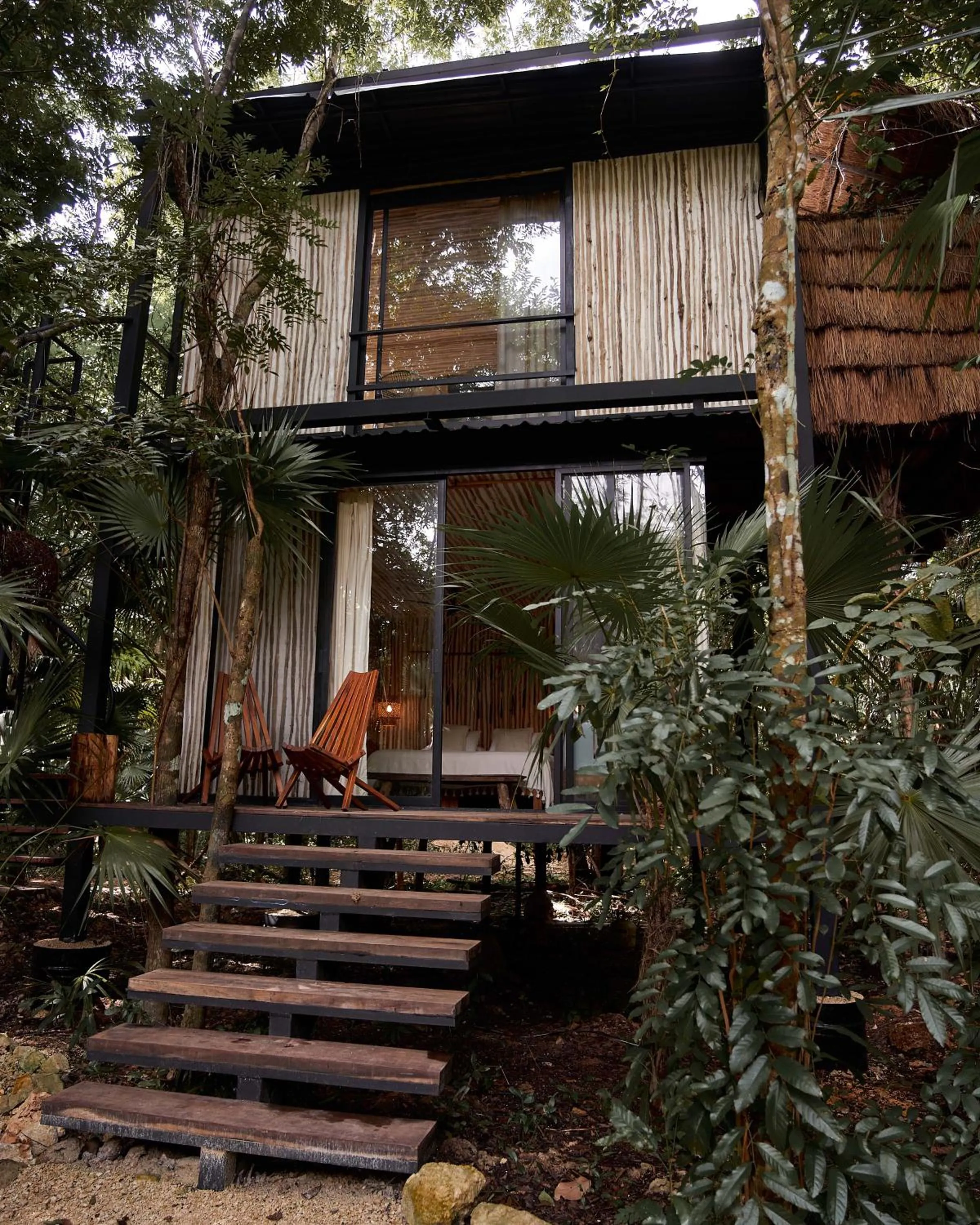 Property building in Kapok Bacalar - Plant Based Hotel