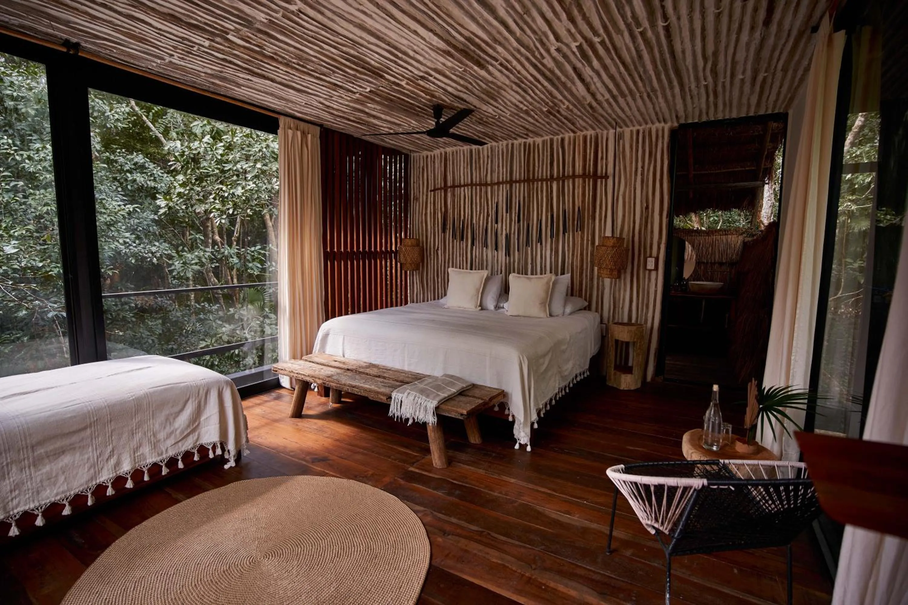 Bedroom in Kapok Bacalar - Plant Based Hotel
