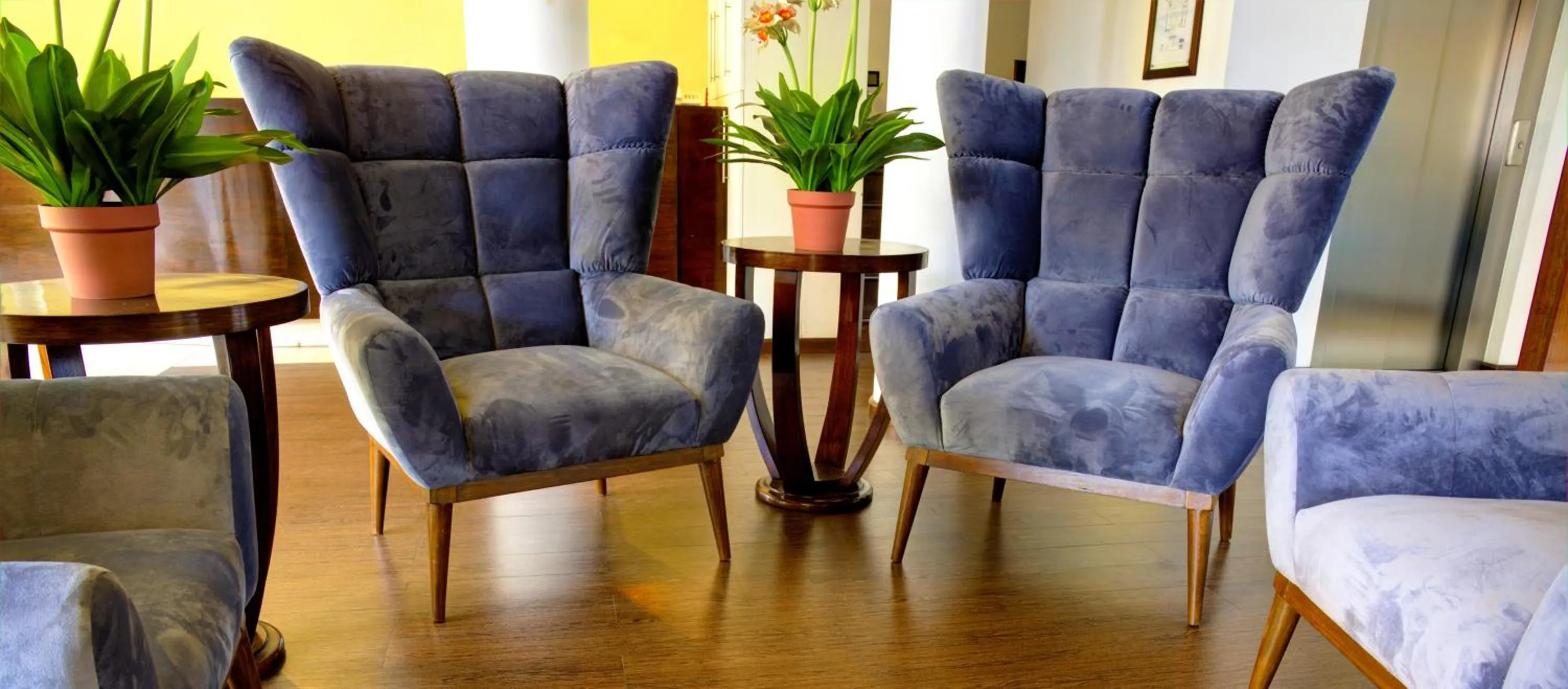 Living room in Mint Hotel