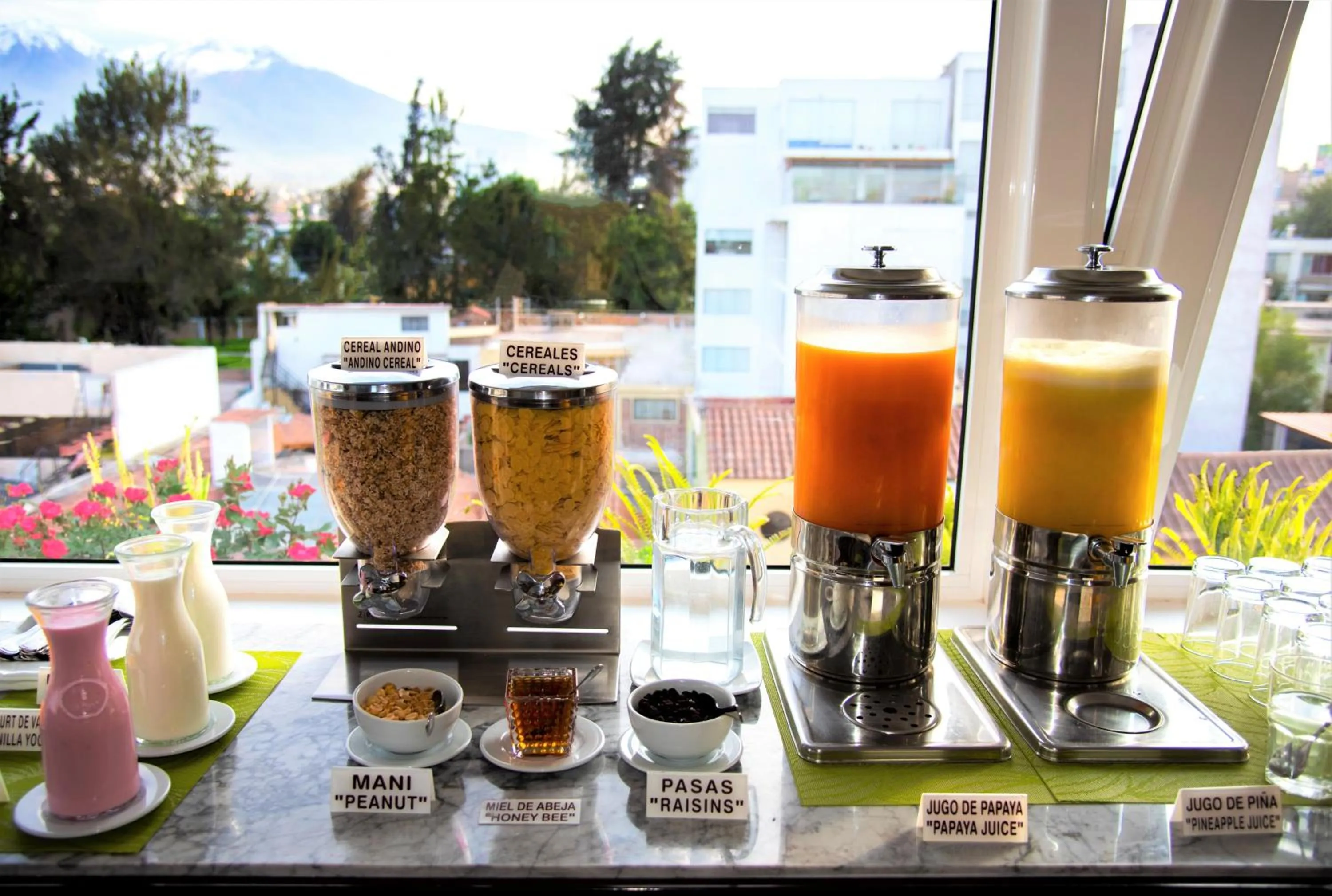 Buffet breakfast in Mint Hotel