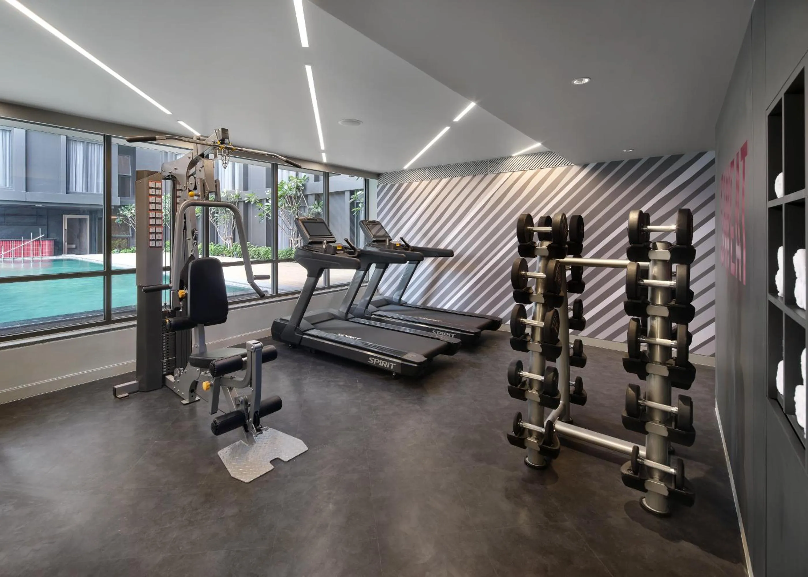 Fitness centre/facilities in Oakwood Studios Sukhumvit Bangkok