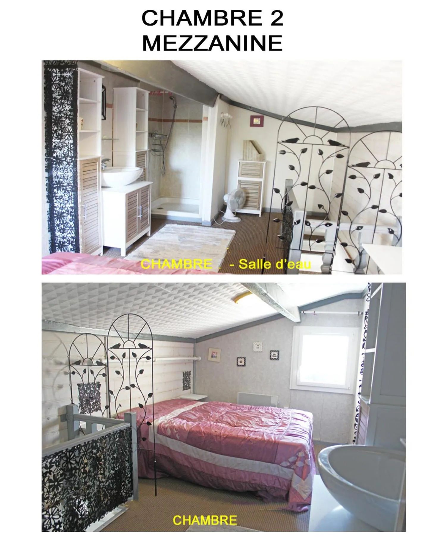 Bed in Chez Martine et Bernard