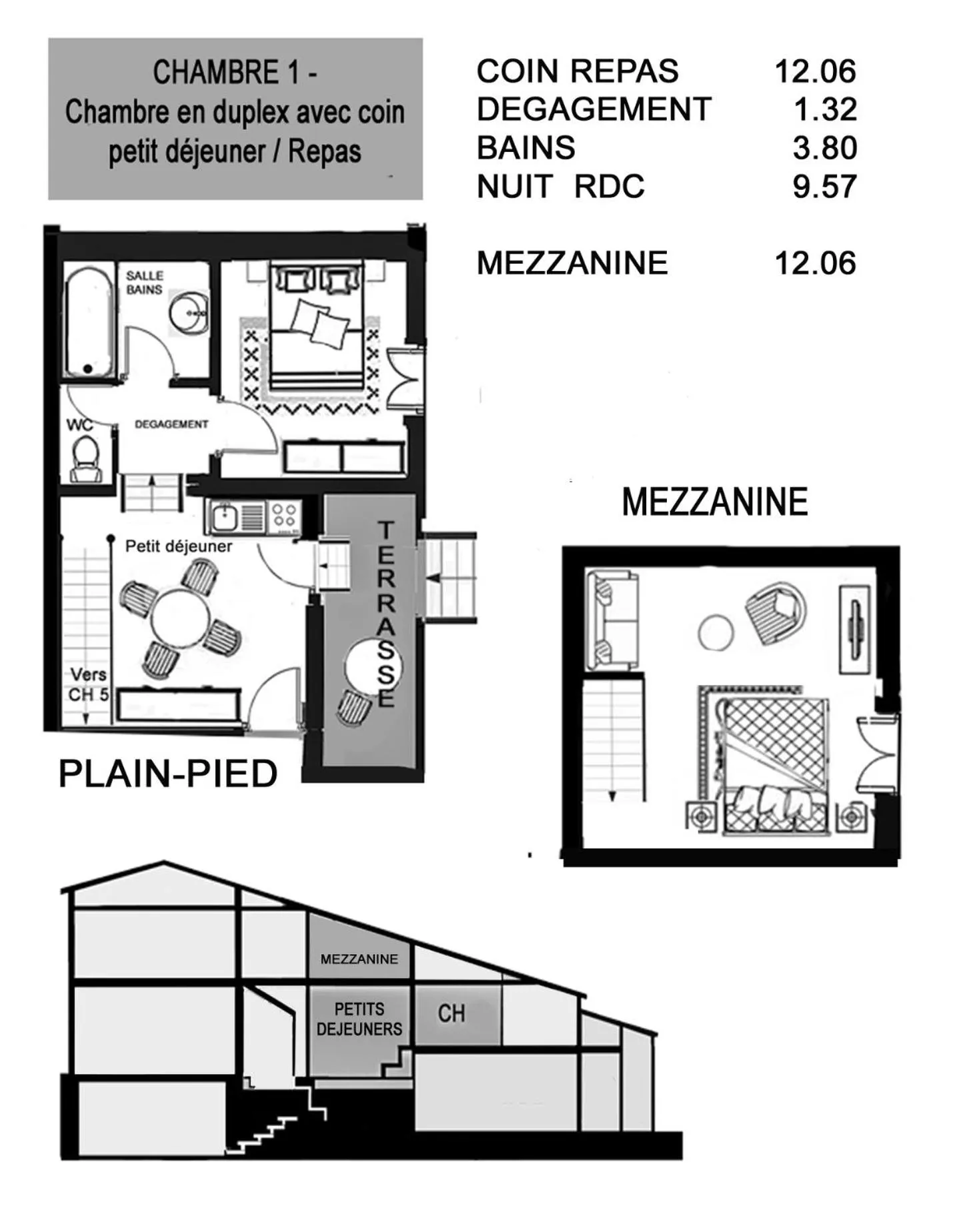 Breakfast in Chez Martine et Bernard