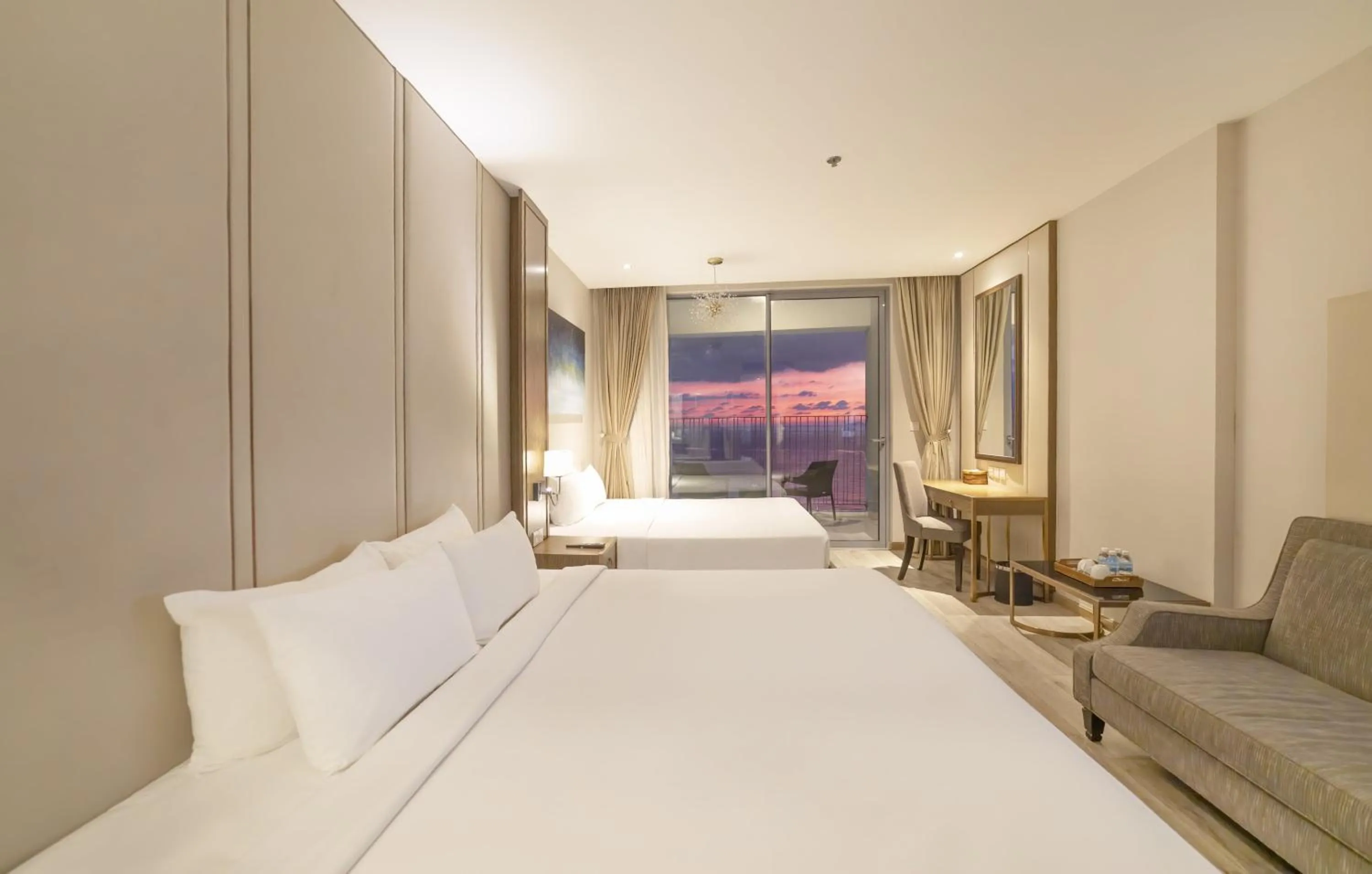 Bed in LYN Premier Studio Panorama Nha Trang
