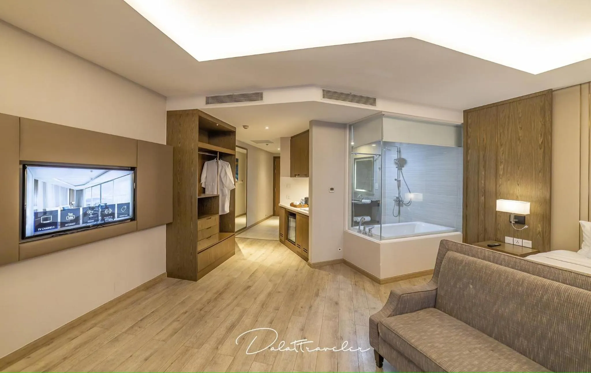 TV and multimedia, Bed in LYN Premier Studio Panorama Nha Trang