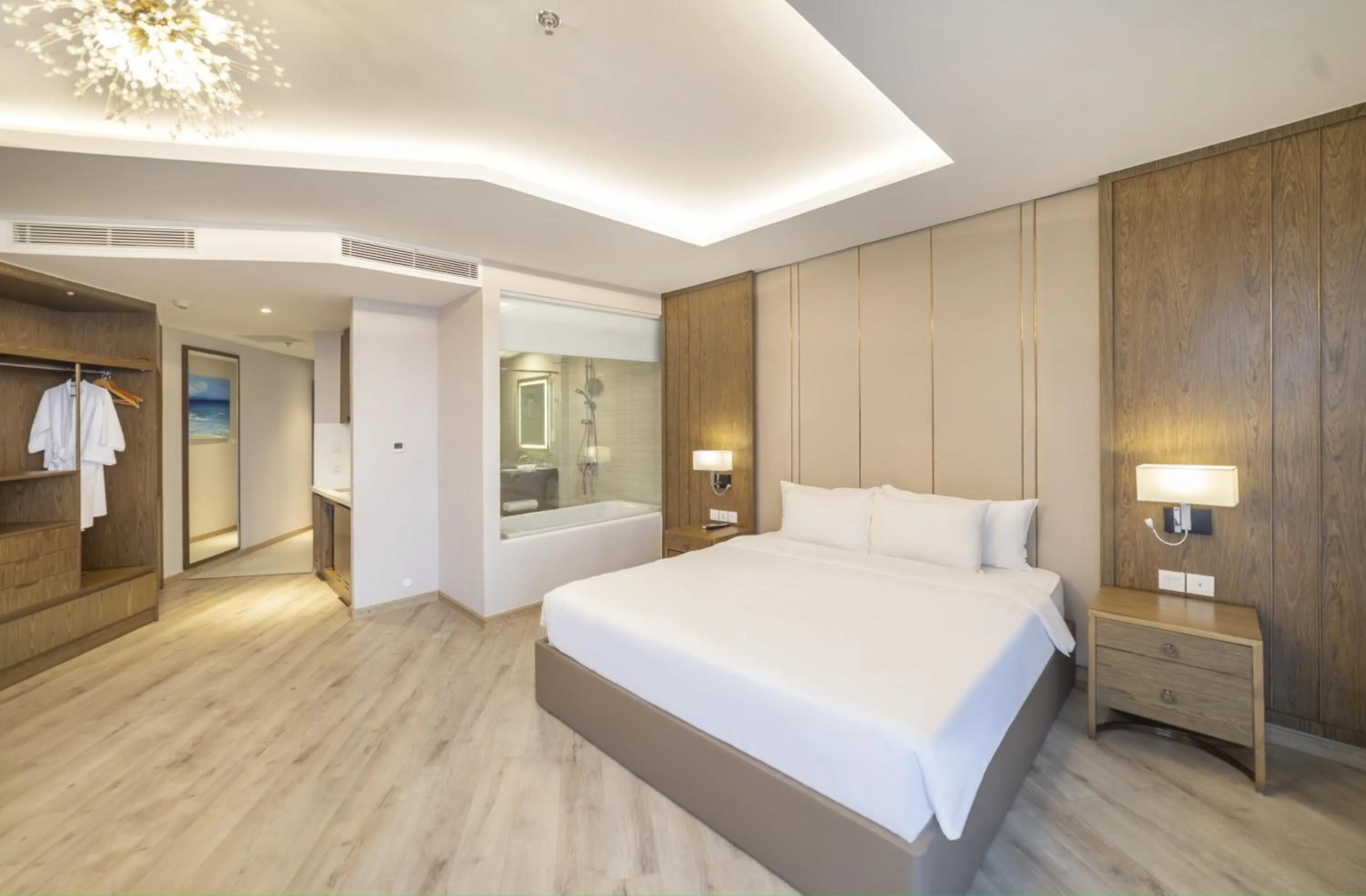 Bed in LYN Premier Studio Panorama Nha Trang