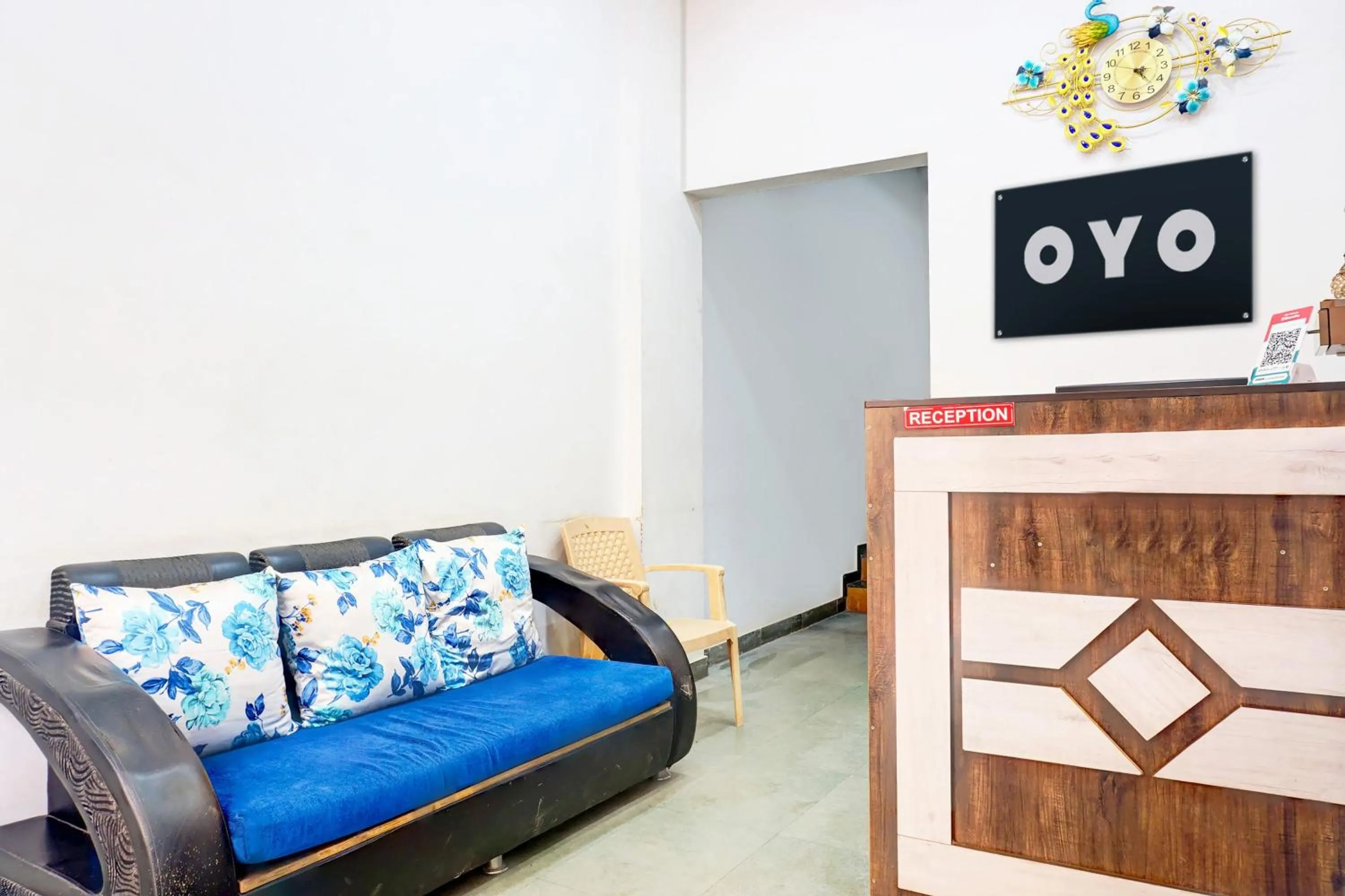 Lobby or reception in Hotel O Jaihind Building