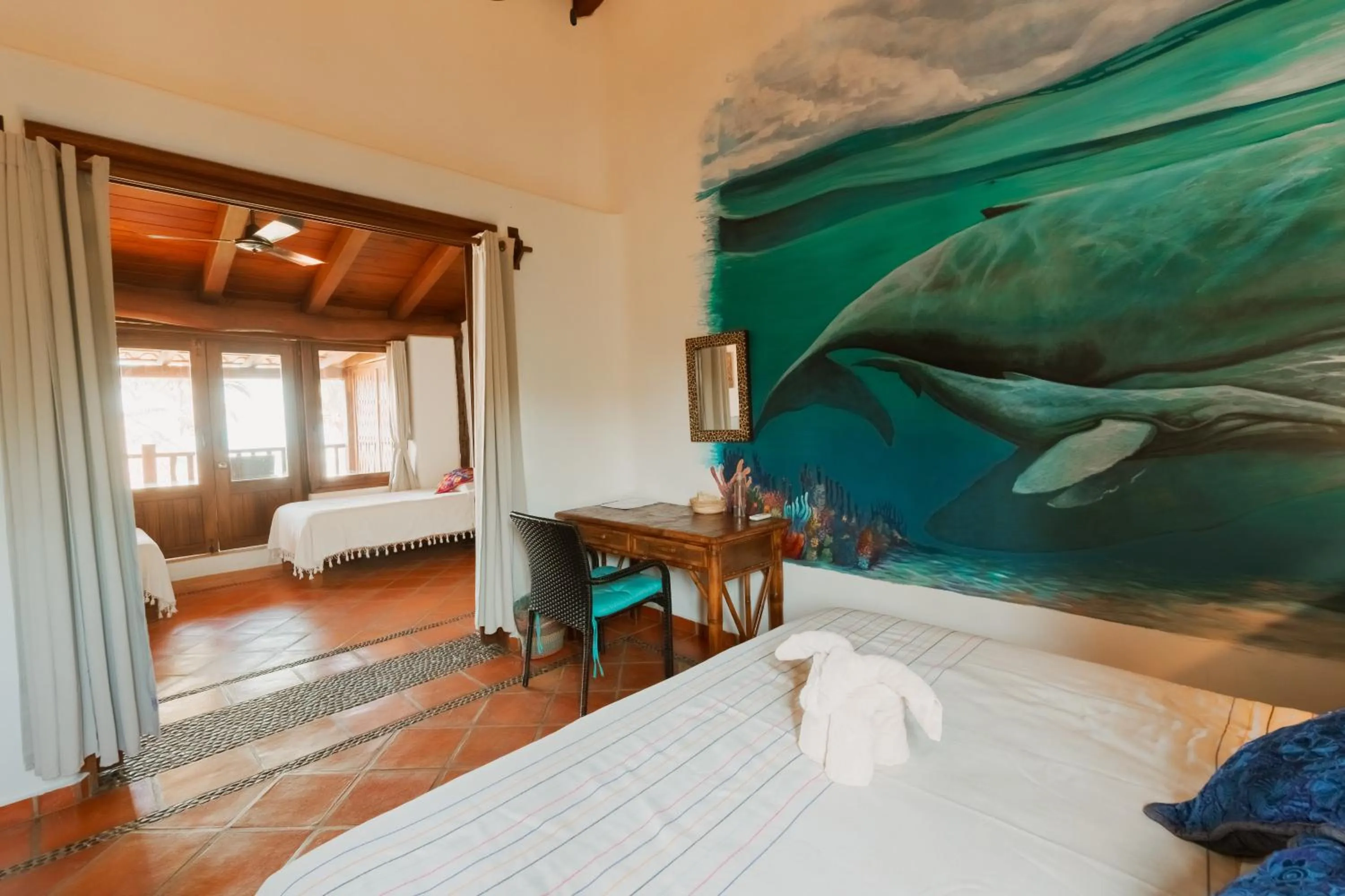 Bed in Tres Mujeres Hotel