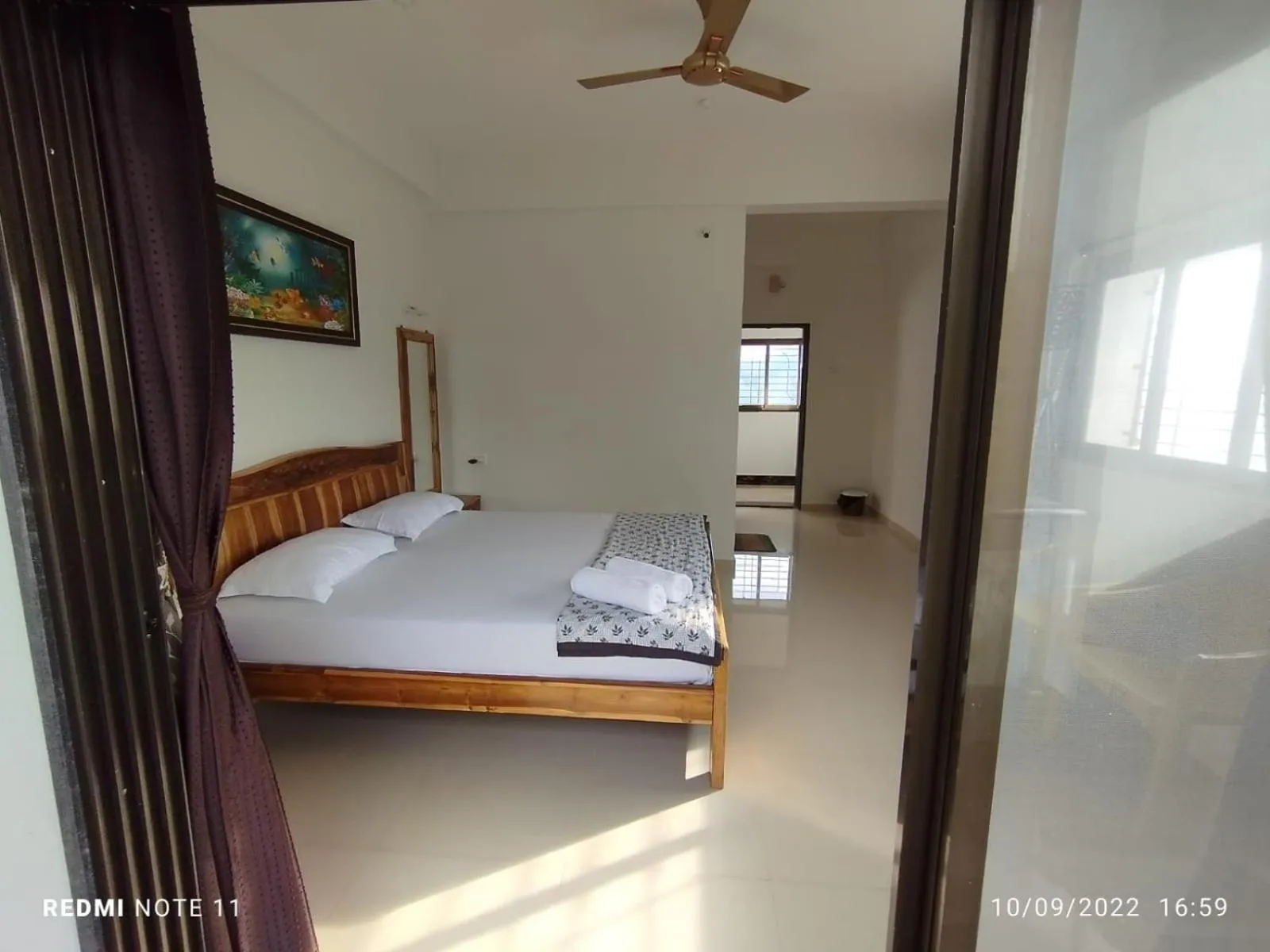 Bedroom, Bed in Hotel Kavijay Sea View
