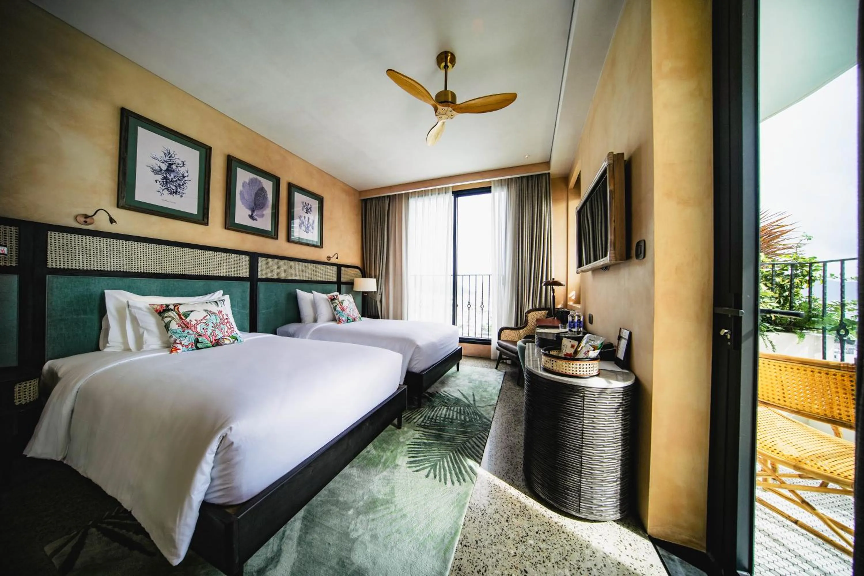 Bed in L'amor Boutique Hotel Quy Nhơn