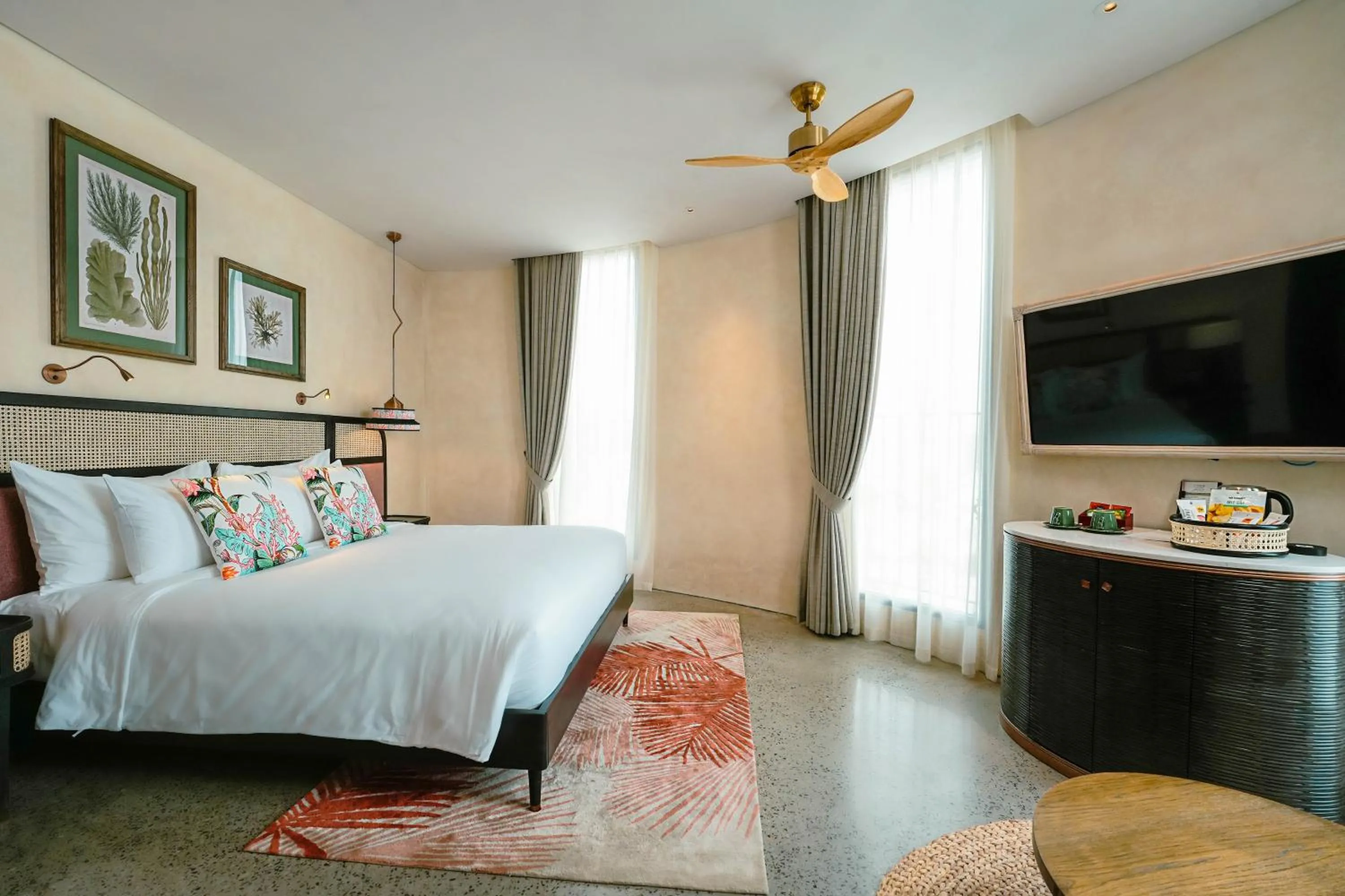 Bed in L'amor Boutique Hotel Quy Nhơn