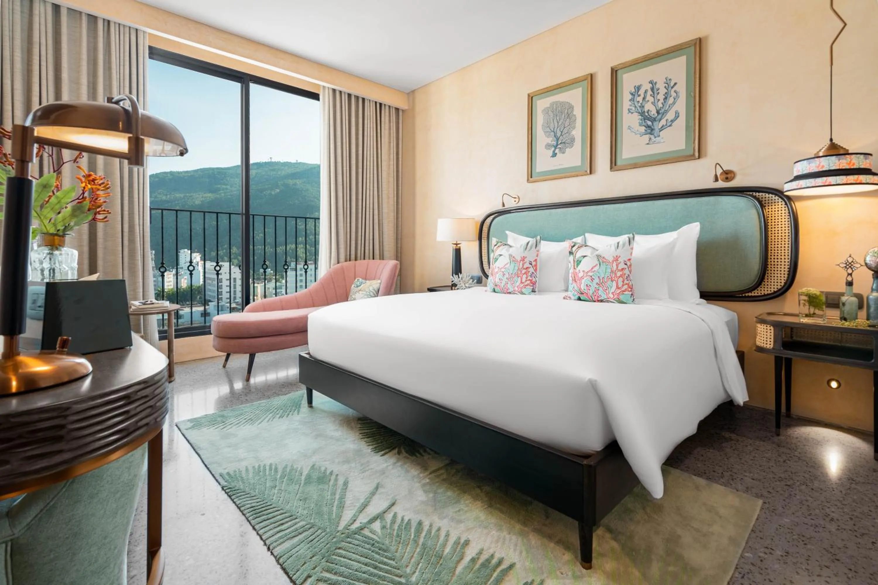 Bed in L'amor Boutique Hotel Quy Nhơn