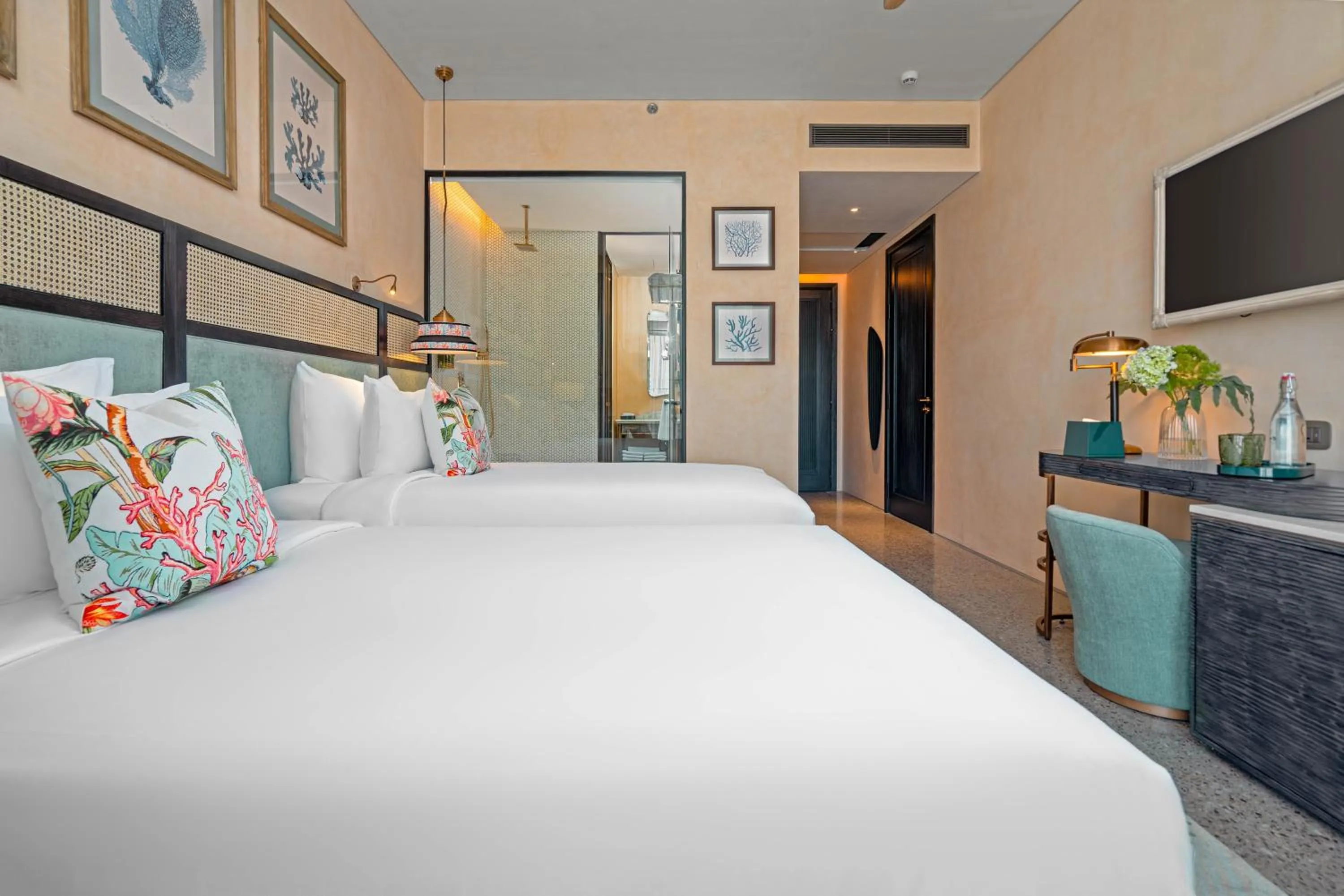 Bedroom, Bed in L'amor Boutique Hotel Quy Nhơn