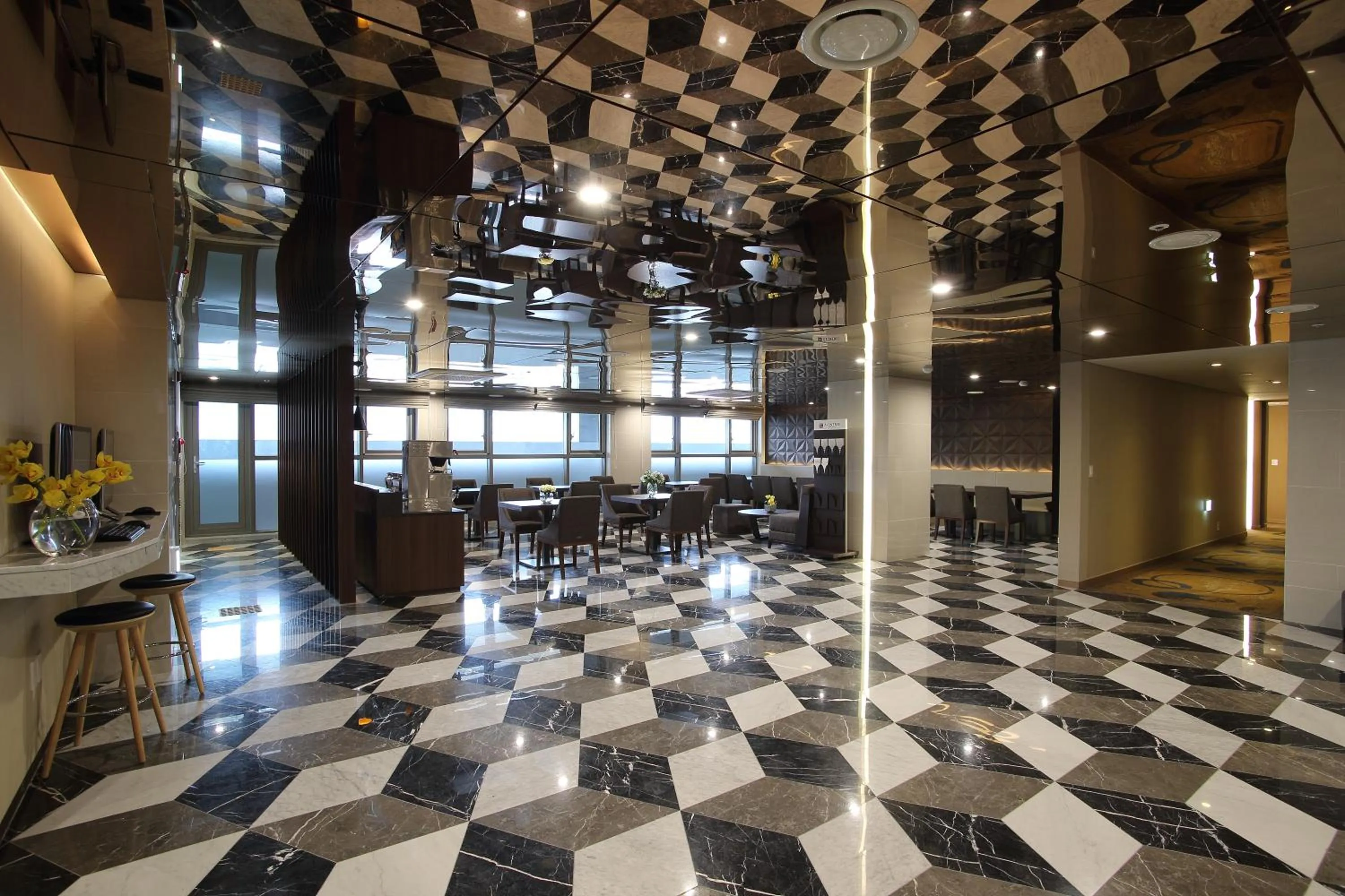 Decorative detail in Aventree Hotel Busan