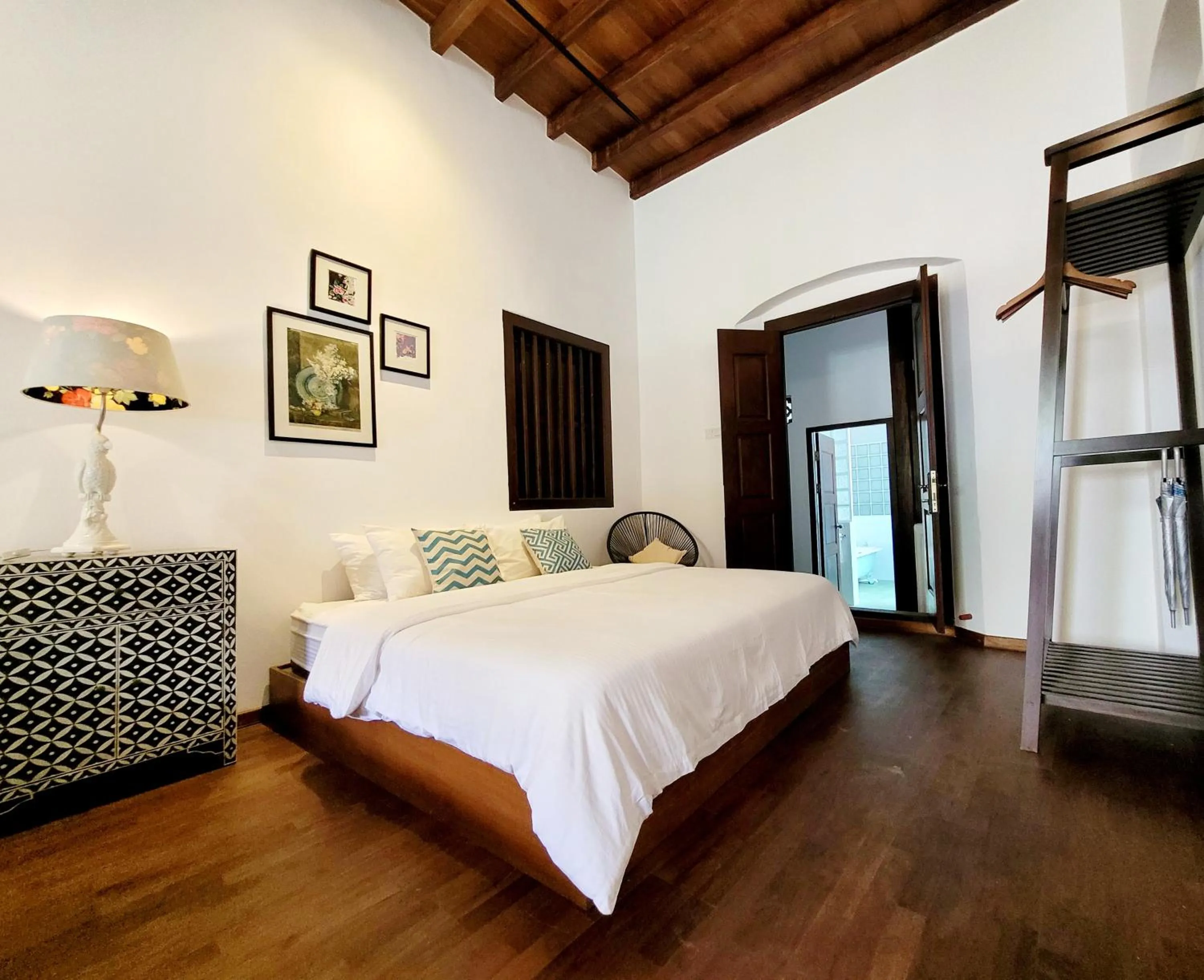 Bed in East Indies Mansion