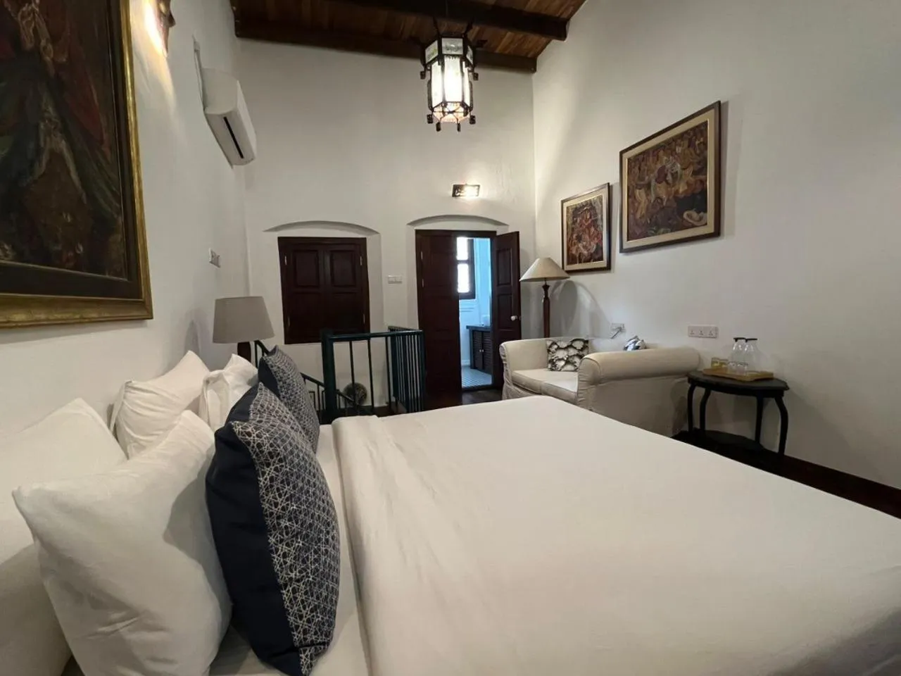 Bedroom, Bed in East Indies Mansion