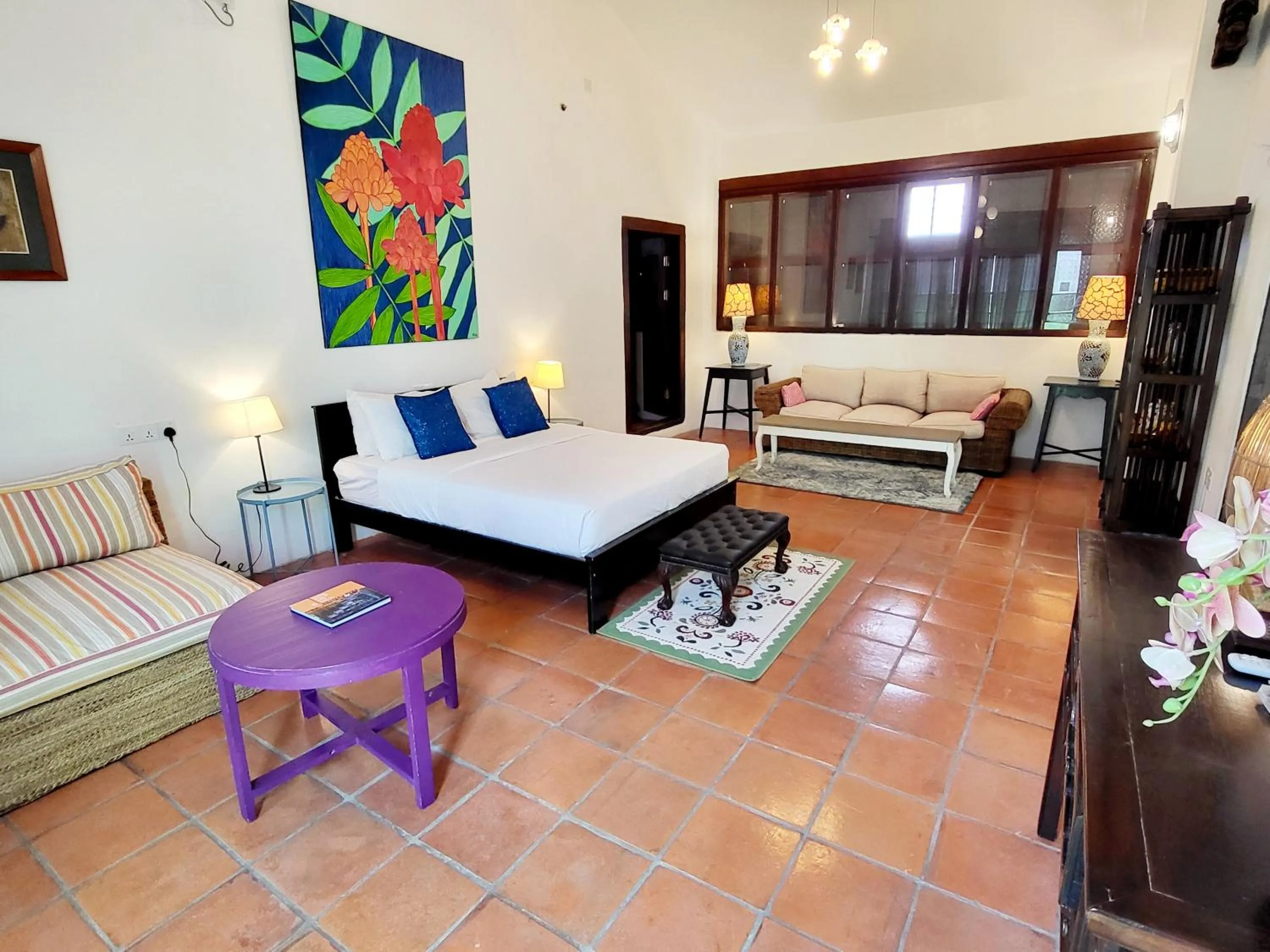 Bed in East Indies Mansion