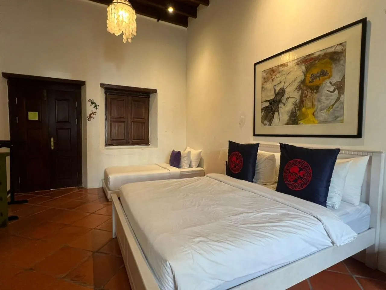 Bed in East Indies Mansion