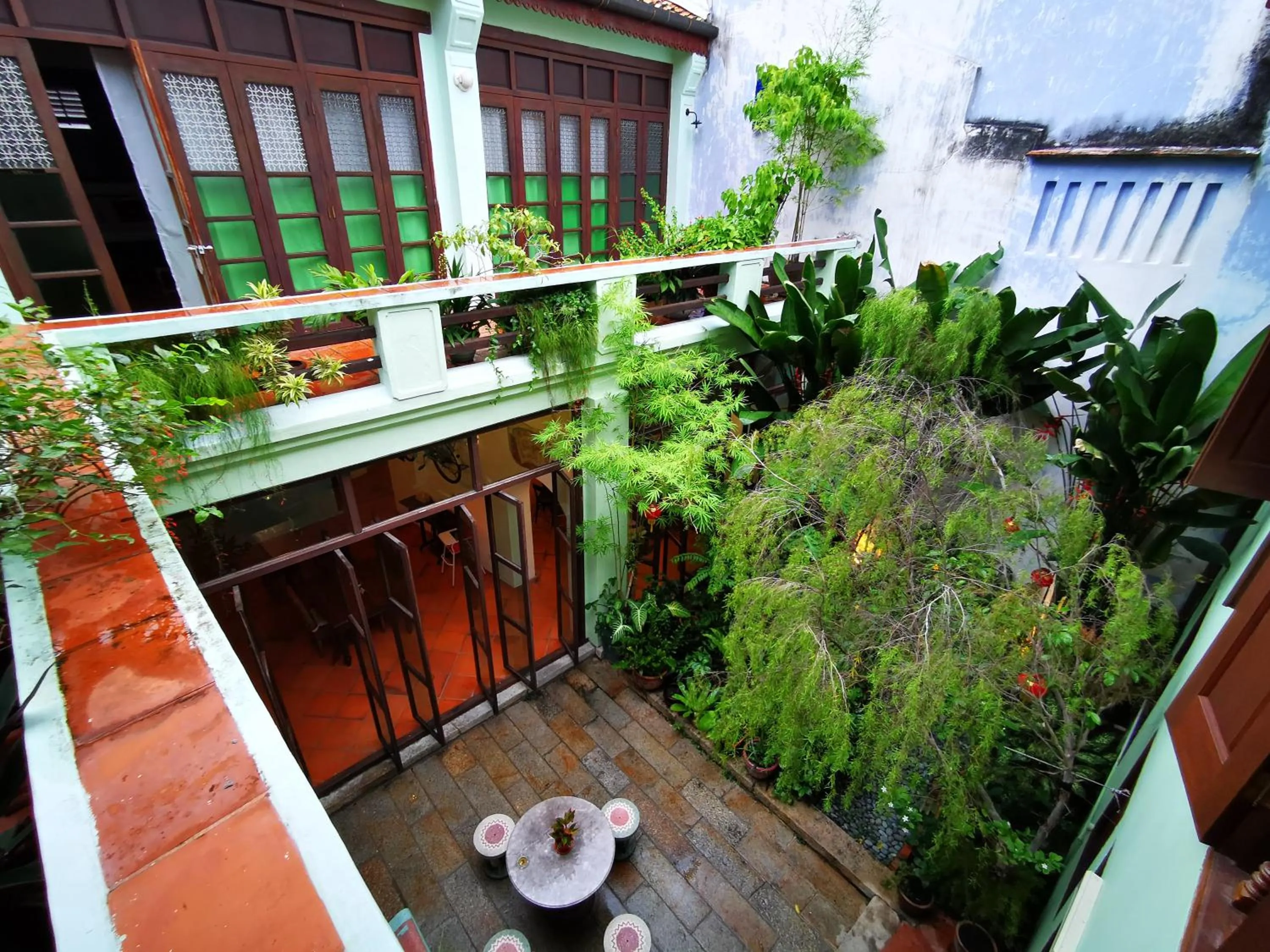 Patio in East Indies Mansion