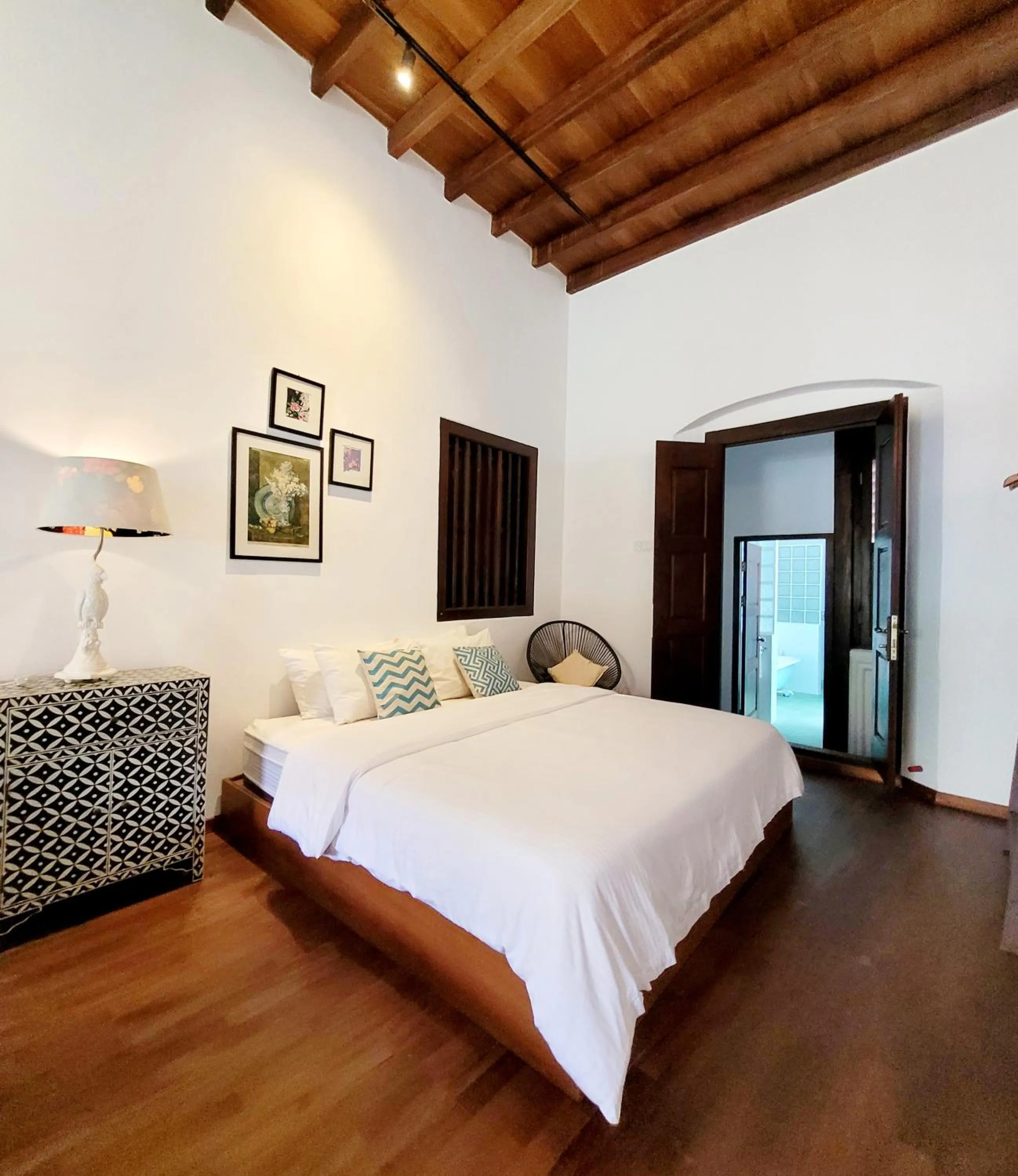 Bed in East Indies Mansion