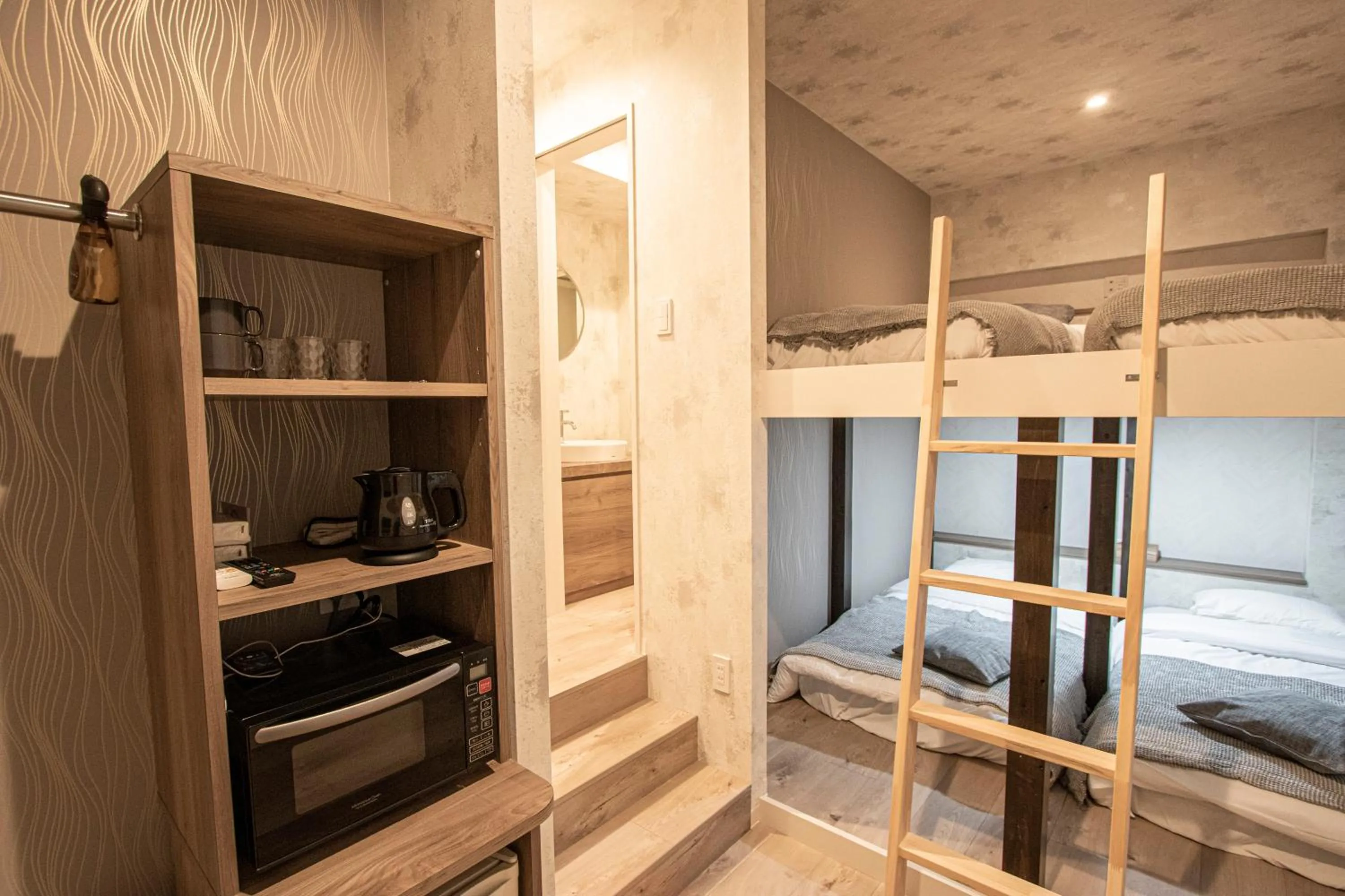 Photo of the whole room, Bed in GRAND CAVE MOTOMACHI