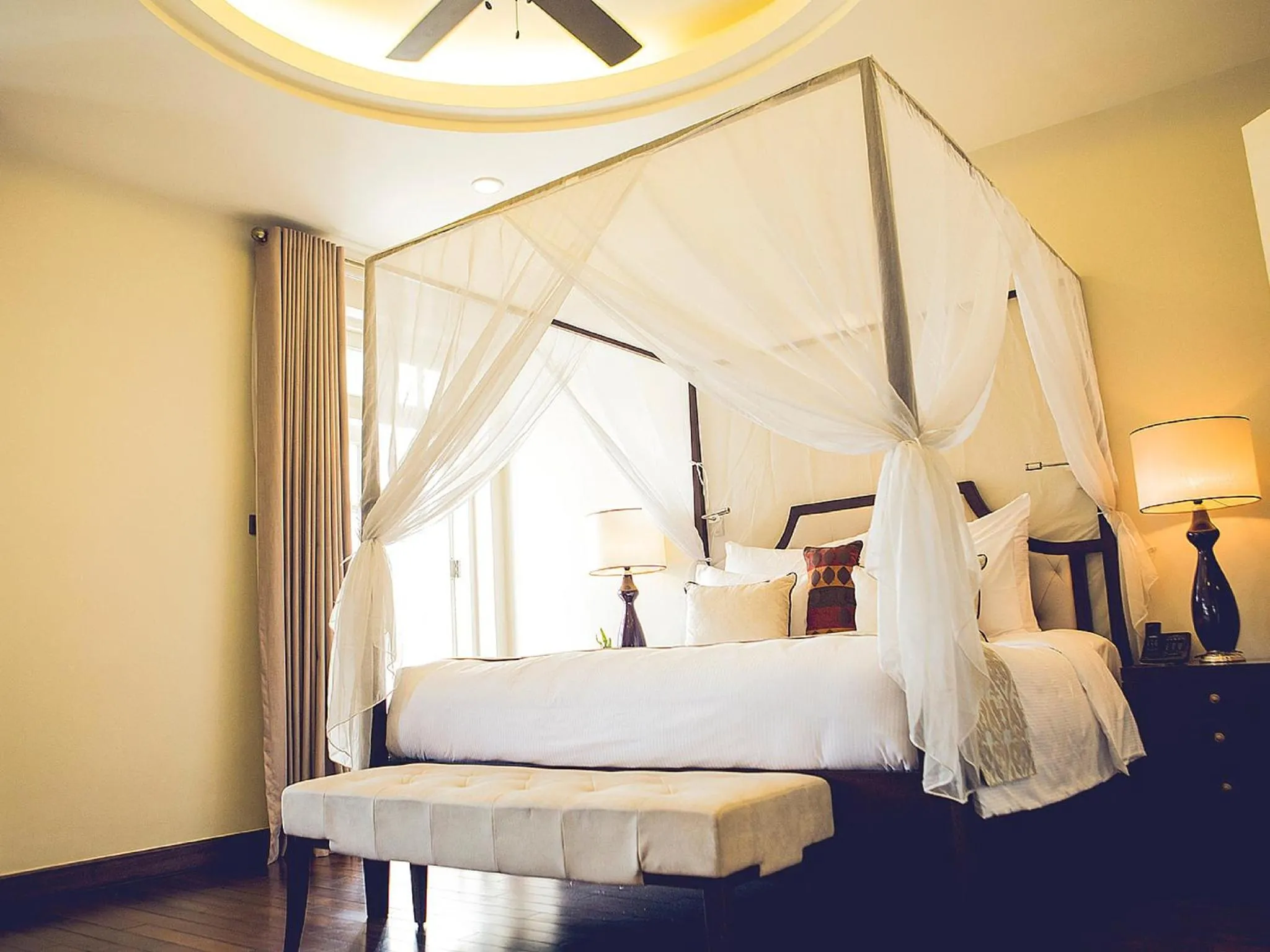 Bed in Villa Song Saigon