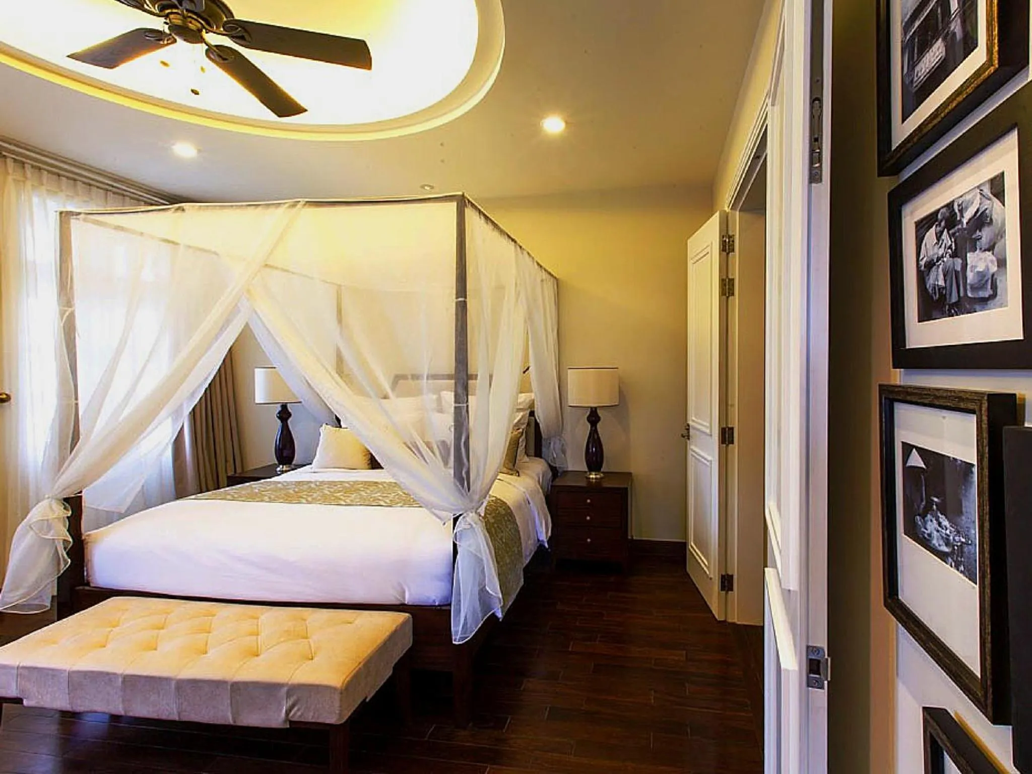 Bedroom, Bed in Villa Song Saigon