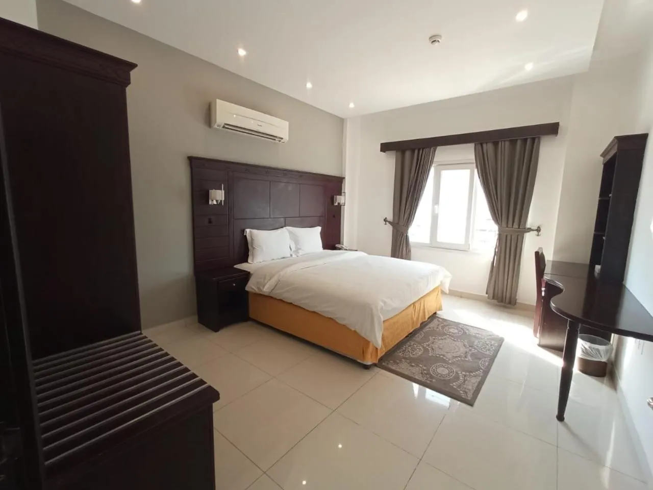 Bed in Asfar Hotel Apartments