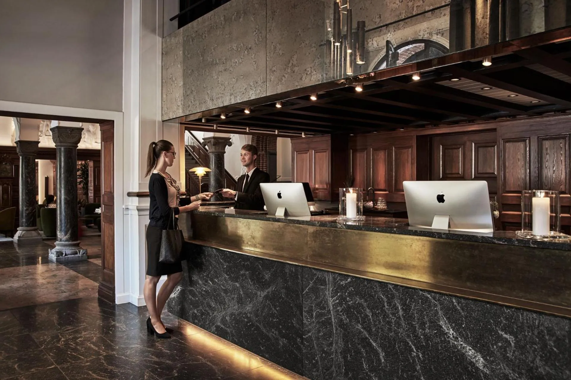 Lobby or reception in Fiftyseven Hotel Copenhagen