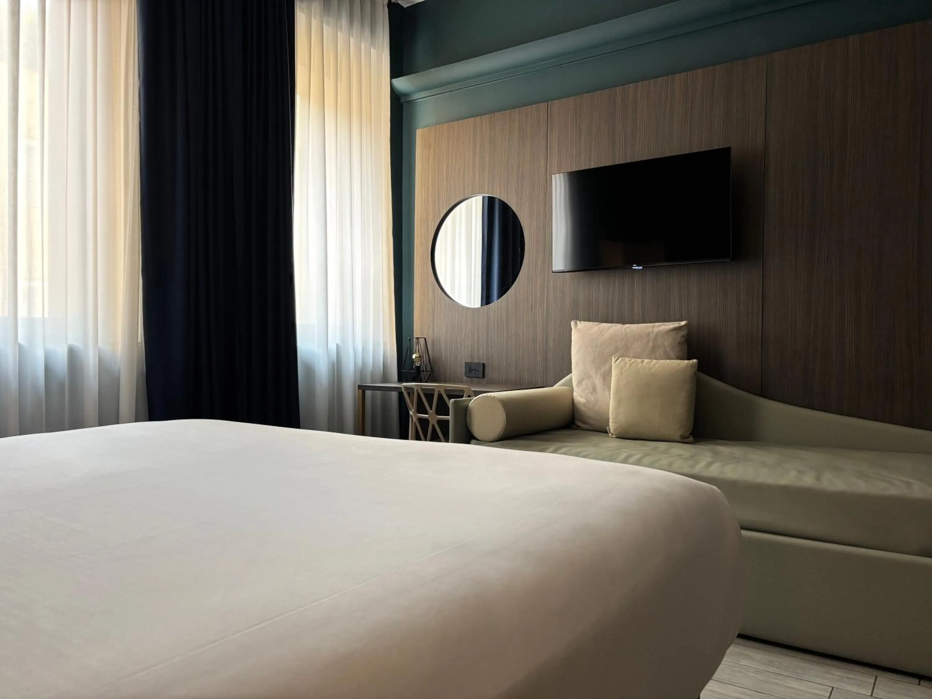 Bed in AV Hotel Milano