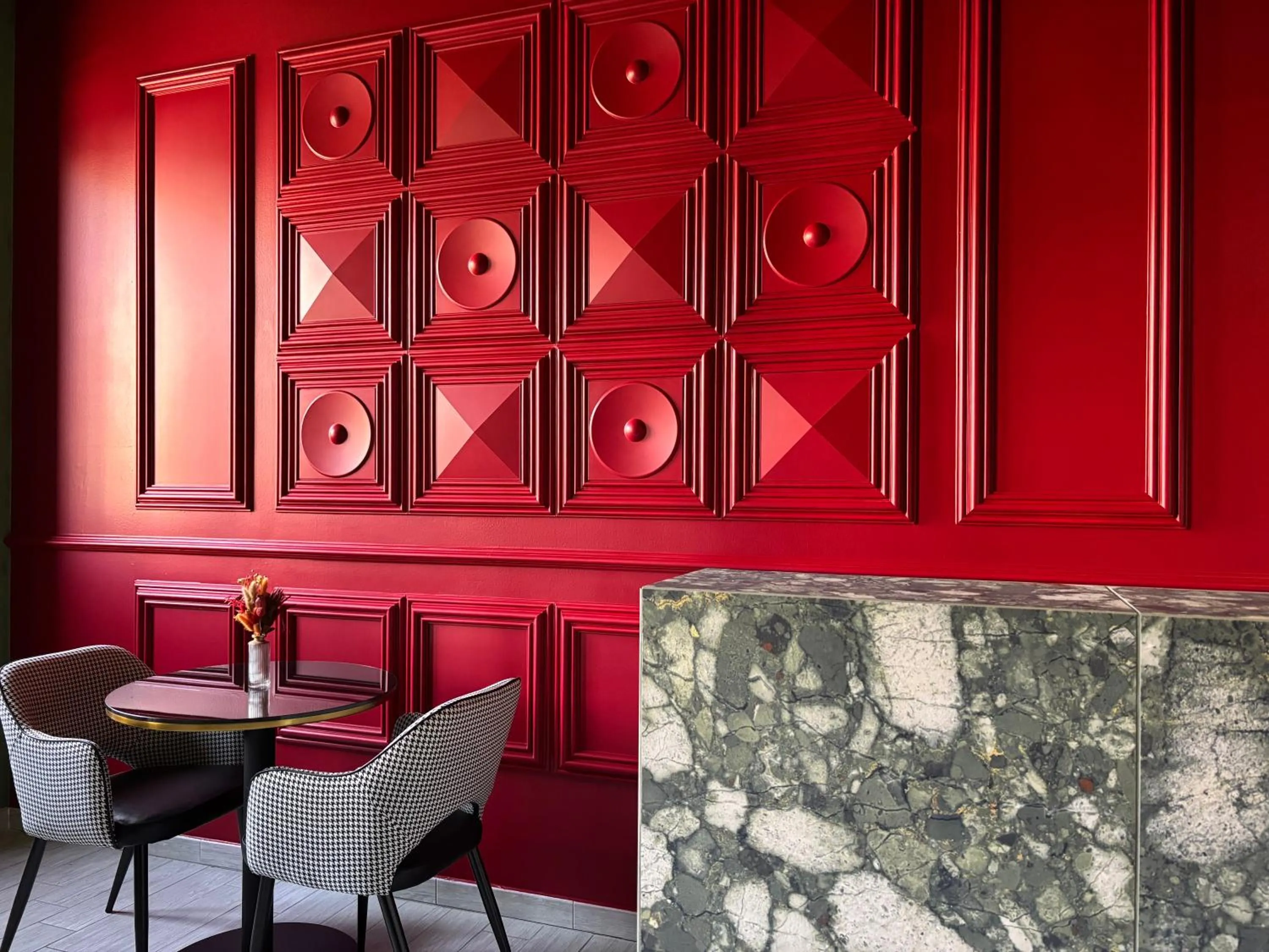 Lobby or reception in AV Hotel Milano