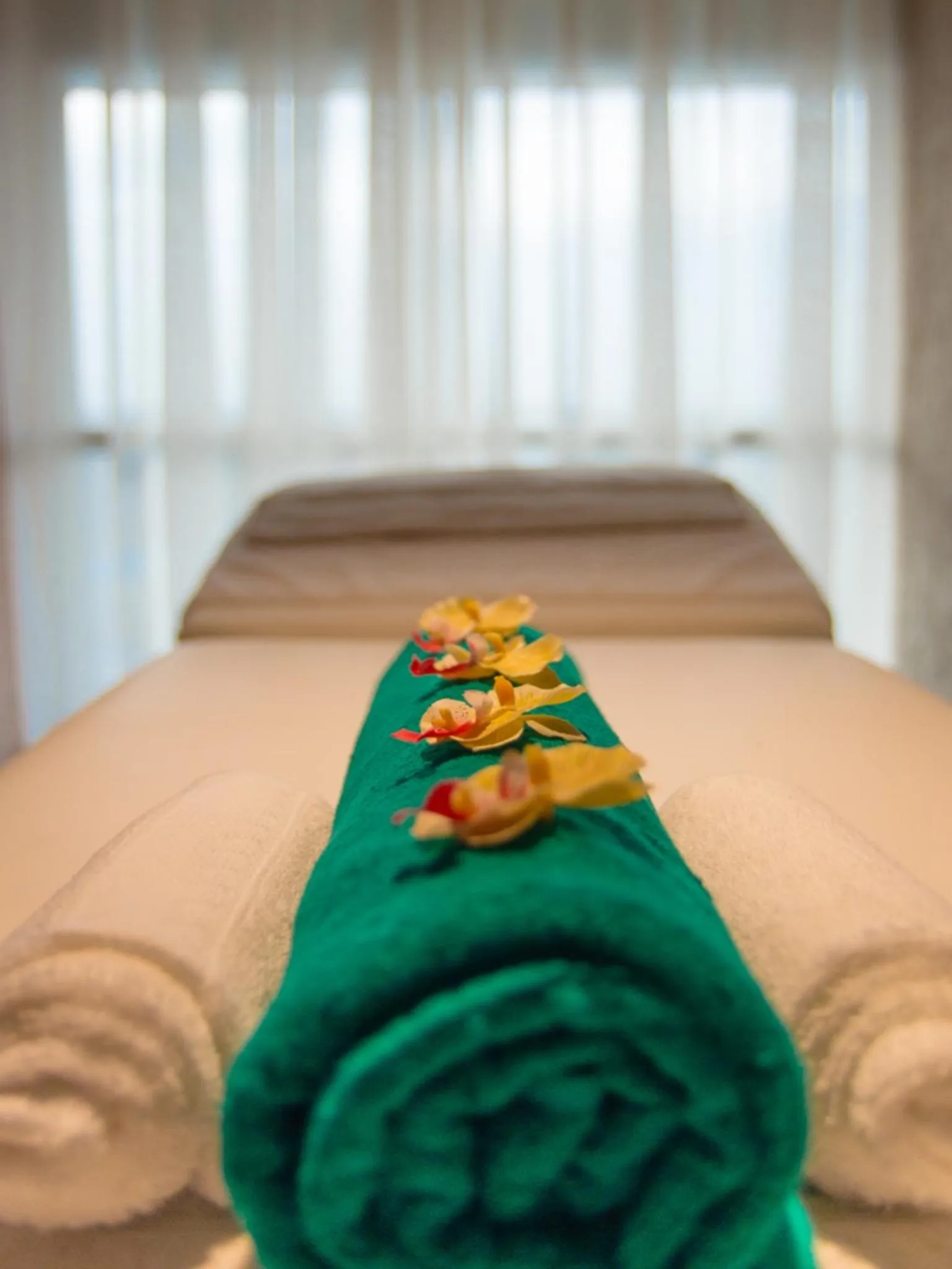 Decorative detail, Bed in Cloud Hotel & Suites