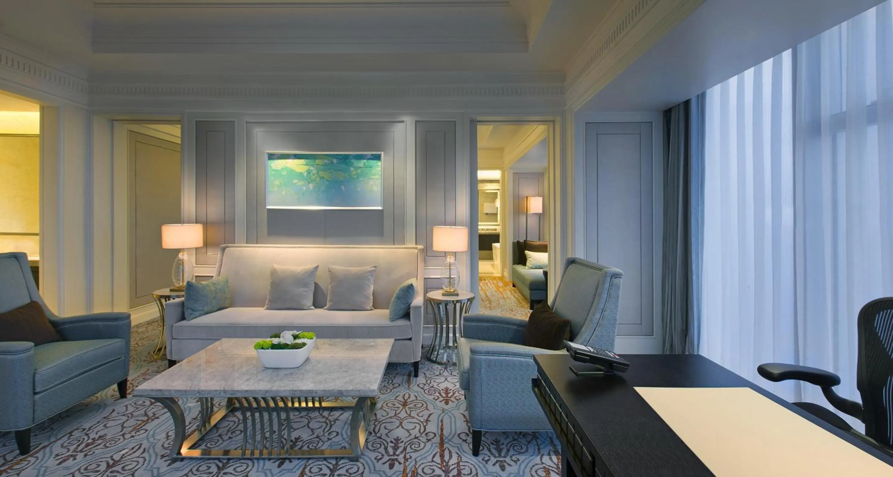 Living room in The Westin Qingdao - Instagrammable