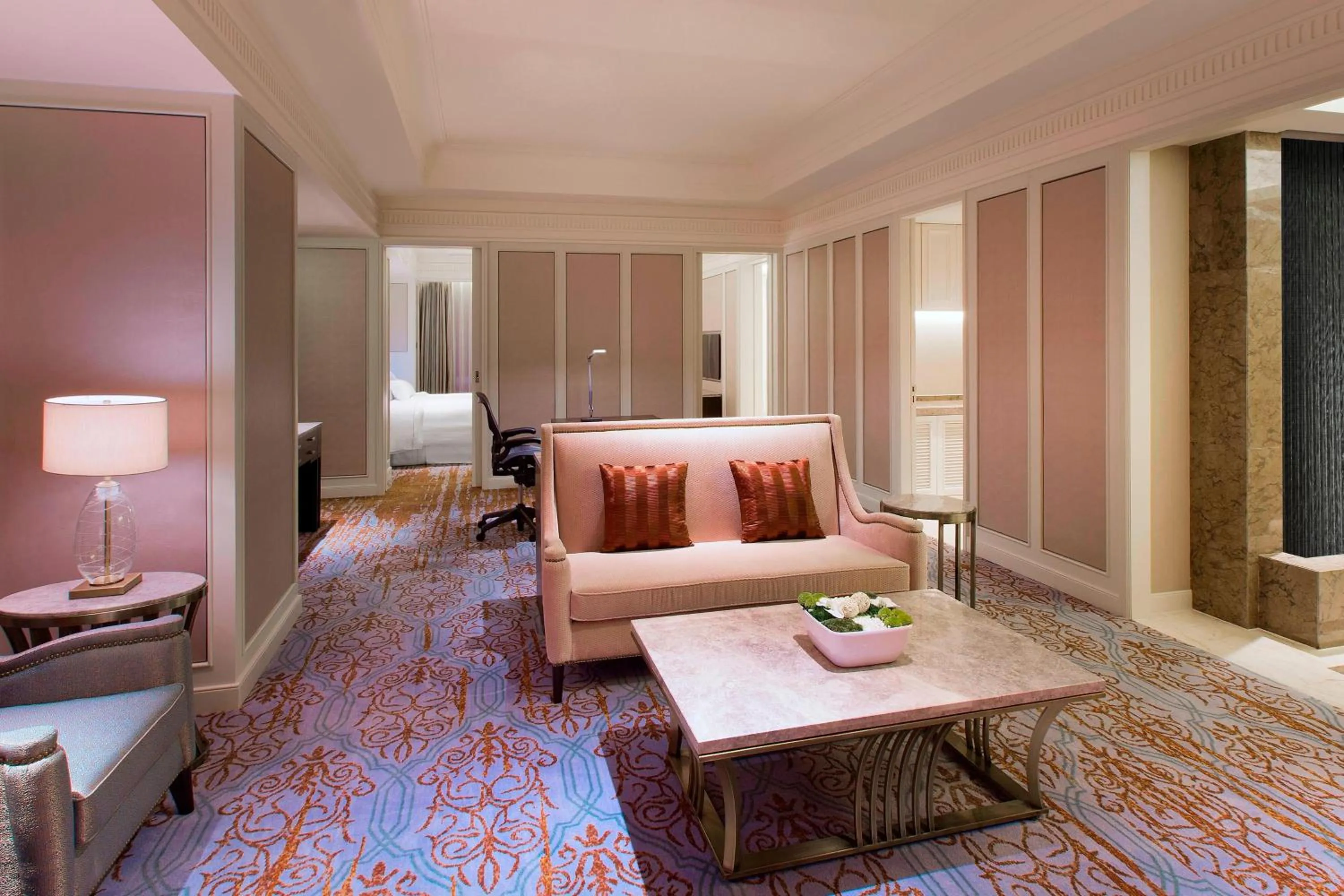 Bedroom, Bed in The Westin Qingdao - Instagrammable