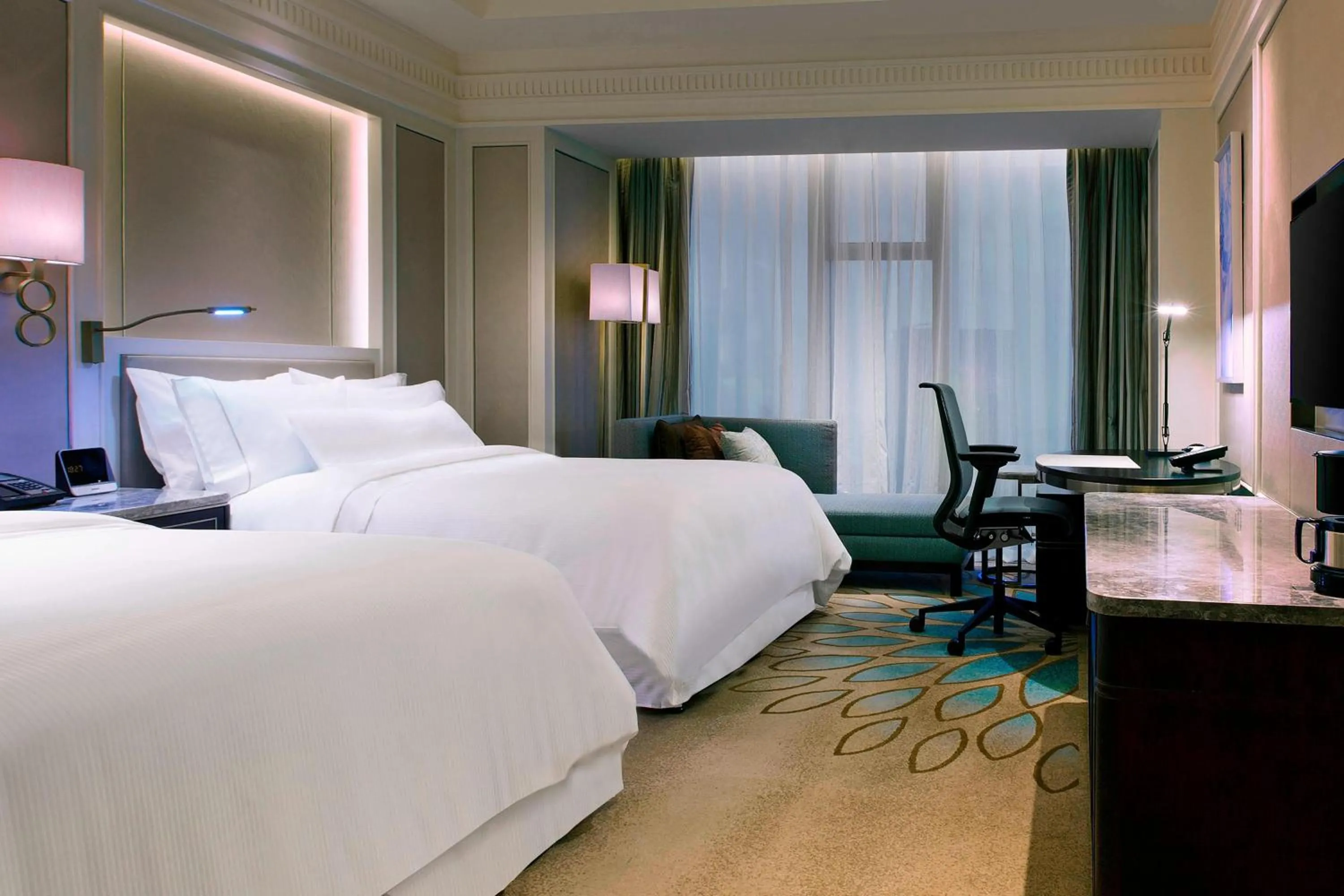 Photo of the whole room, Bed in The Westin Qingdao - Instagrammable