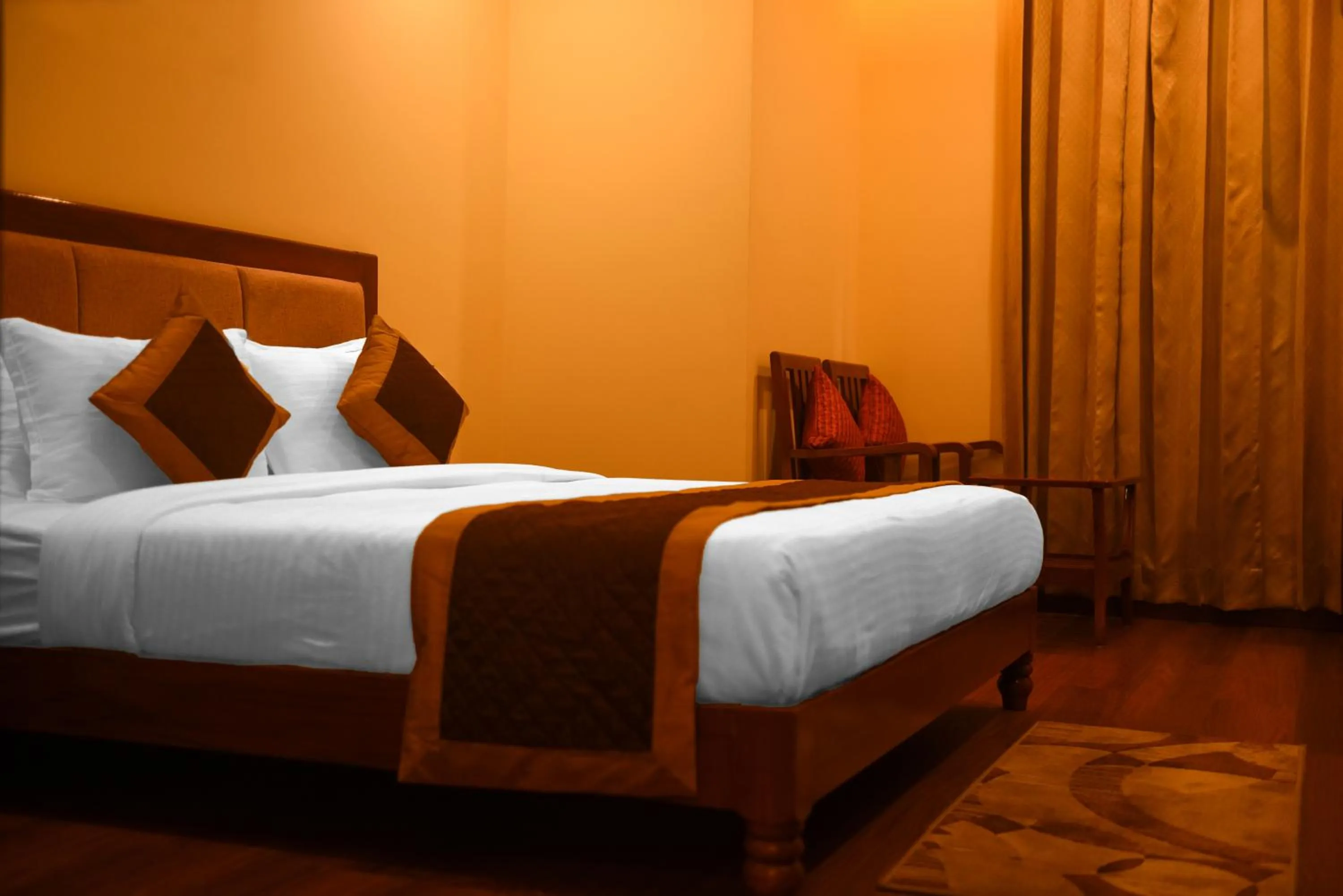 Photo of the whole room, Bed in The Abhyudyam Ganga
