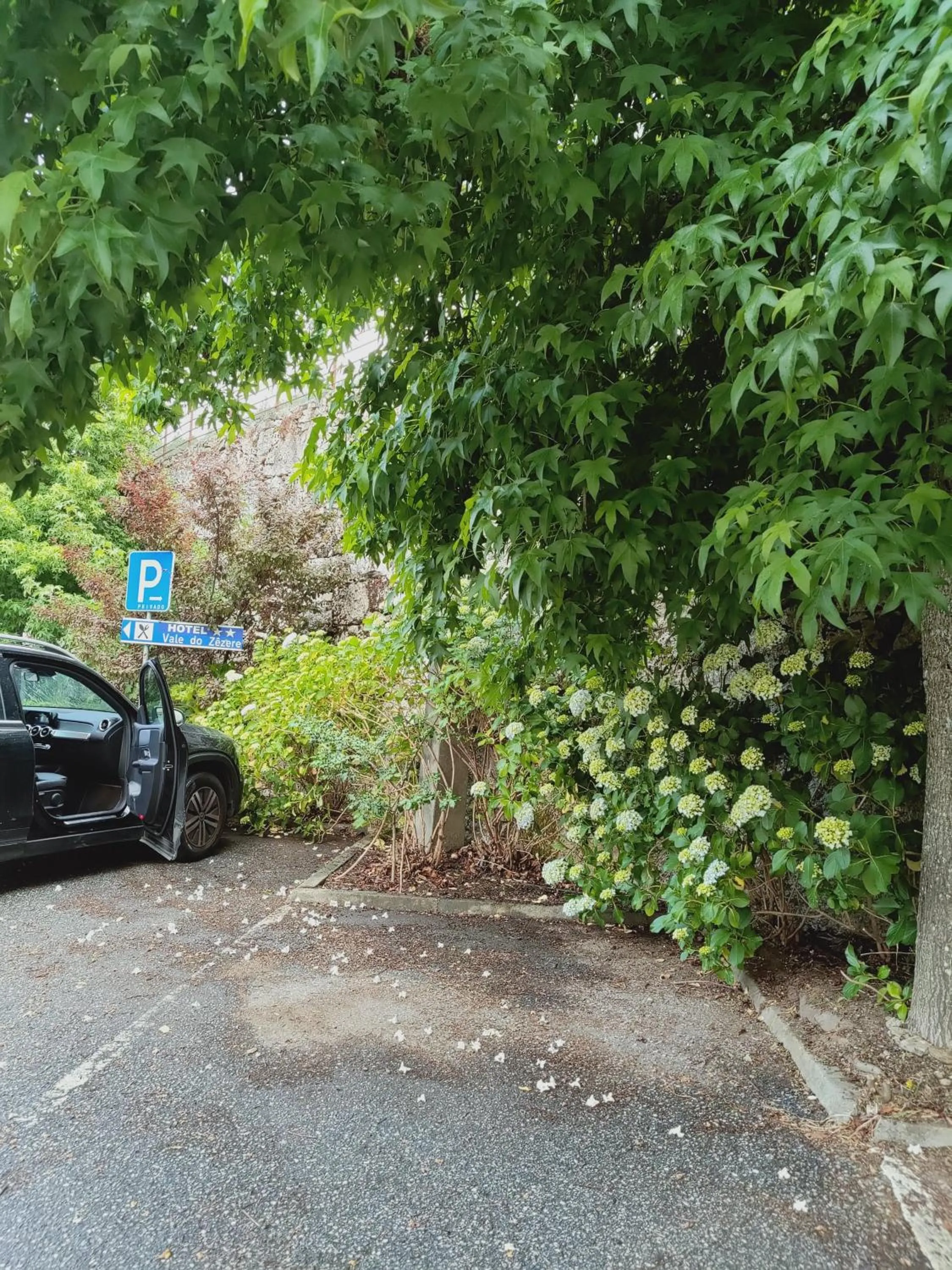 Parking in Vale do Zêzere Hotel