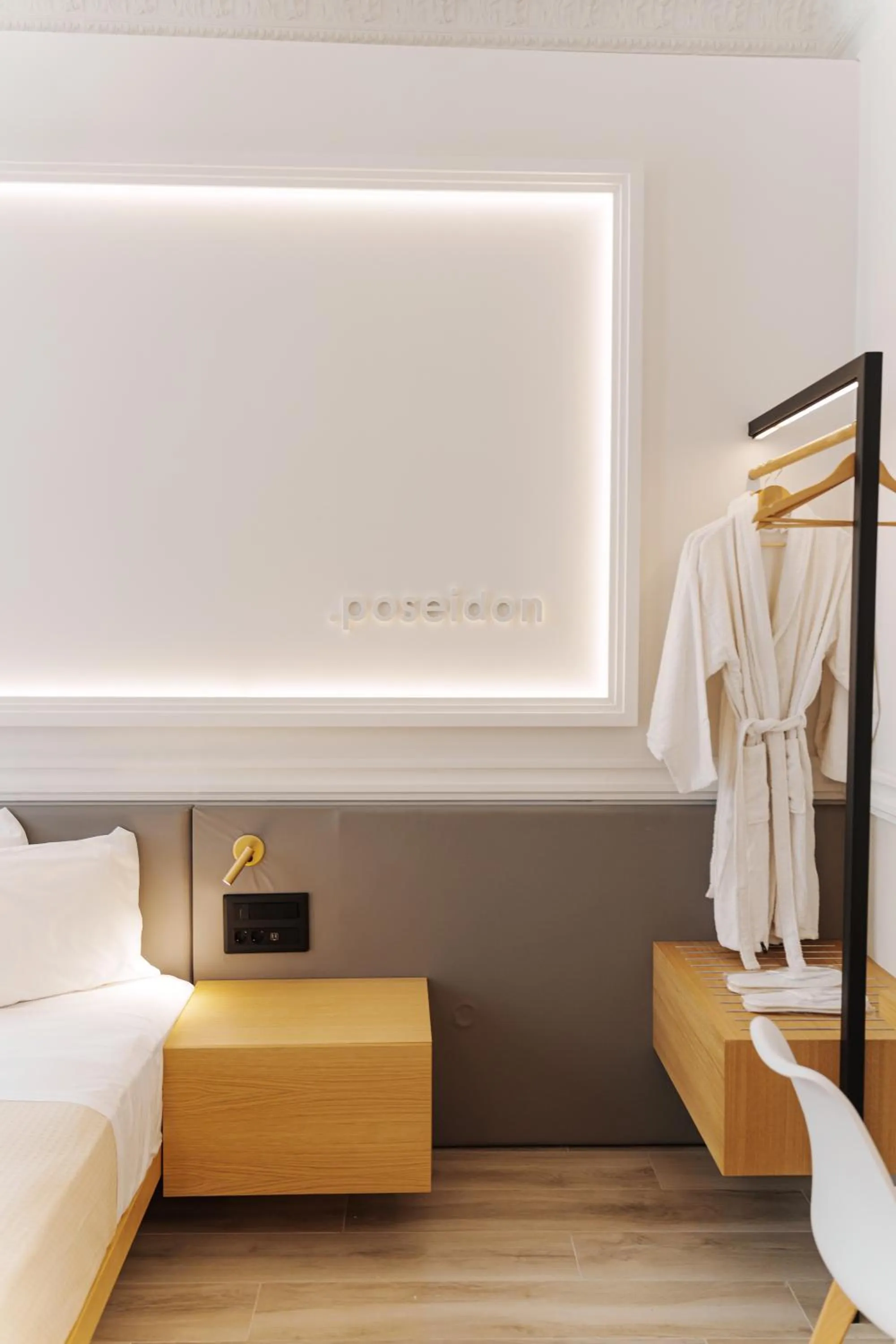 Decorative detail, Bed in Agora Athens Suites