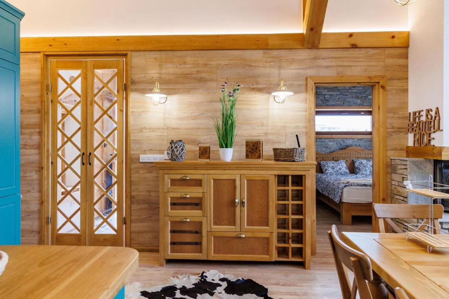 Kitchen or kitchenette, Bed in Villa Letizia & Raphael w Sauna near Pirin Golf Resort