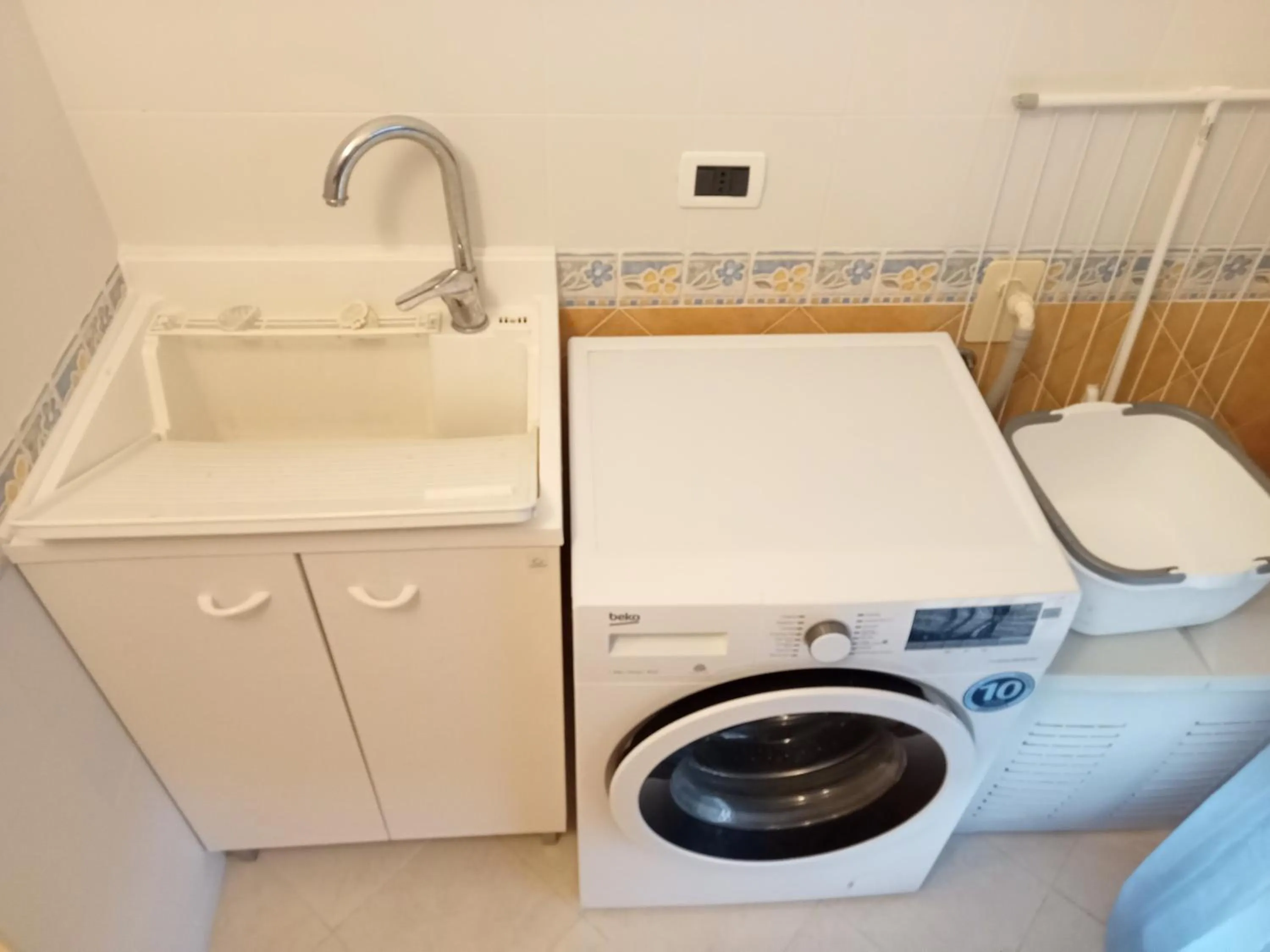 washing machine in B&B Il Sentiero