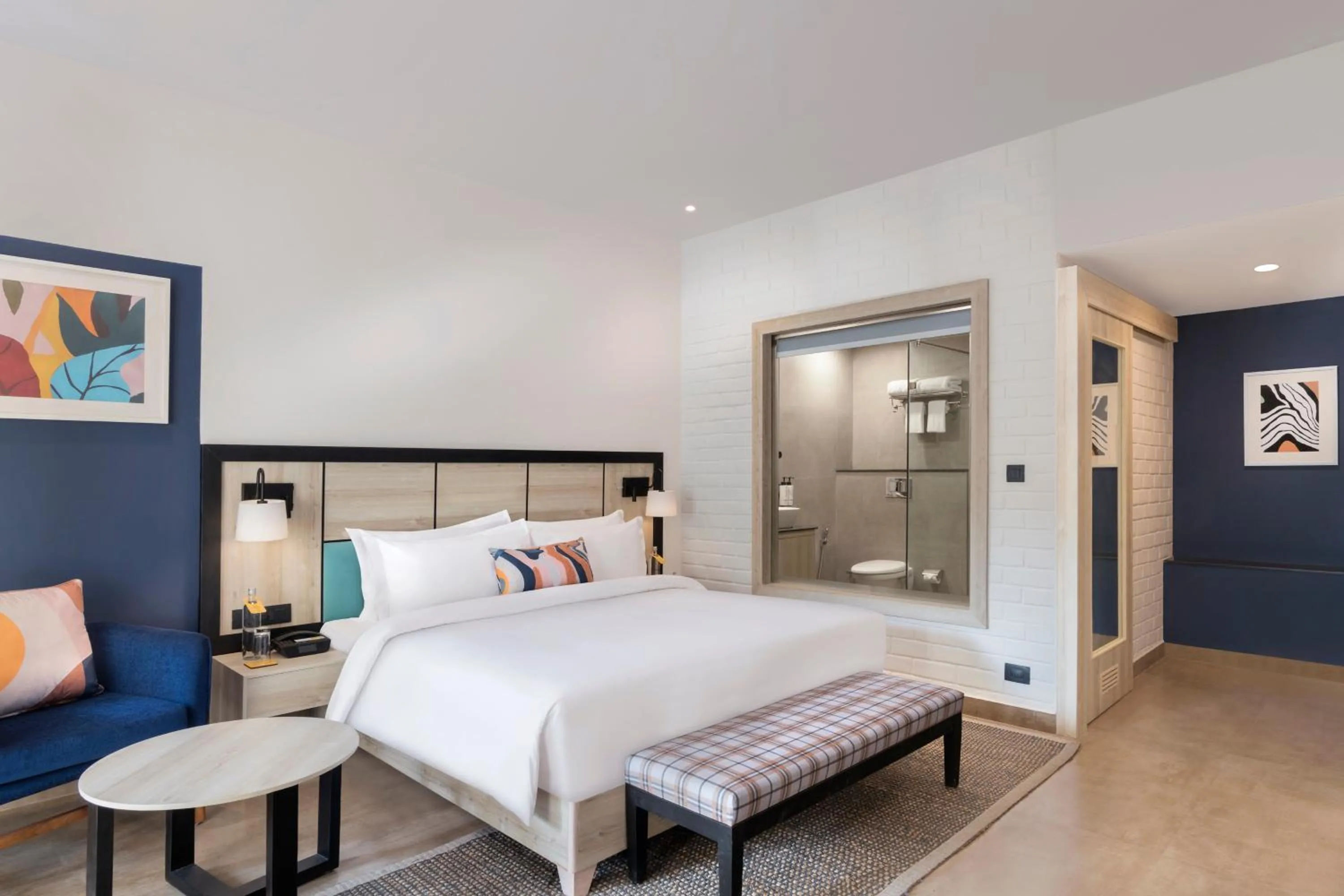 Bathroom, Bed in voco Jim Corbett by IHG