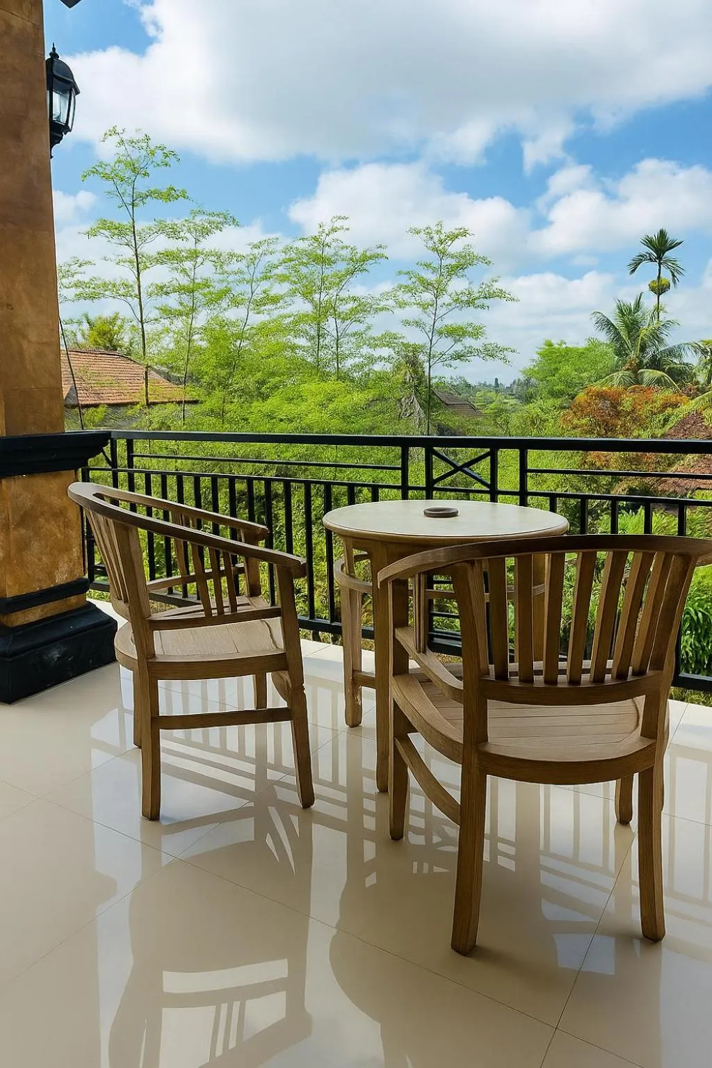 Natural landscape in Dede Cottage Ubud
