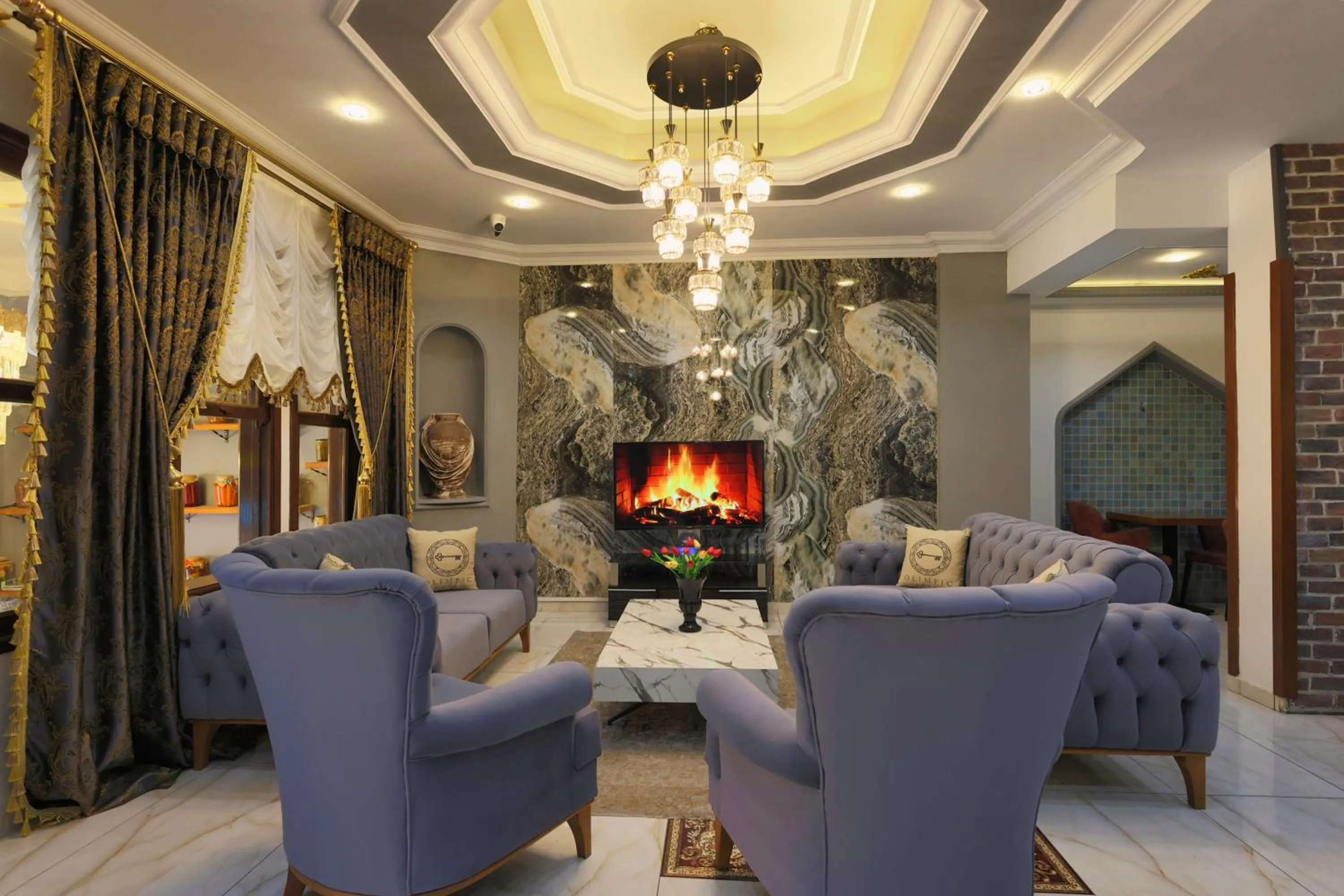 Lobby or reception in Olimpic Hotel