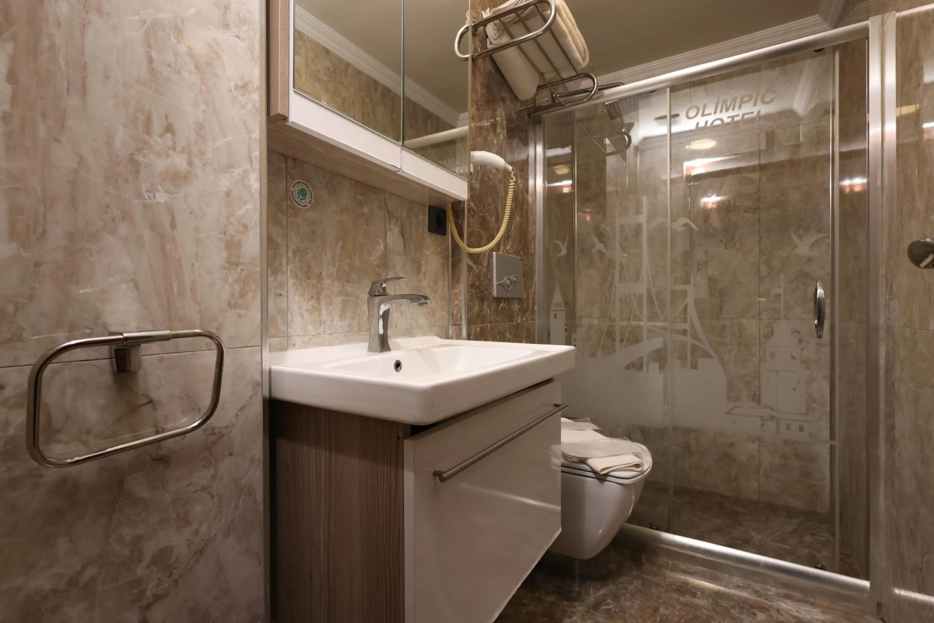 Shower in Olimpic Hotel