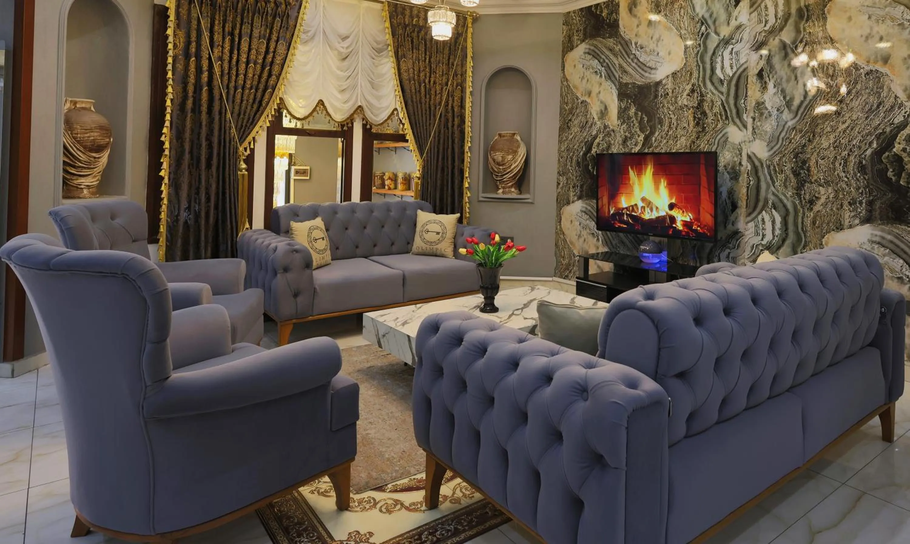 Lobby or reception in Olimpic Hotel