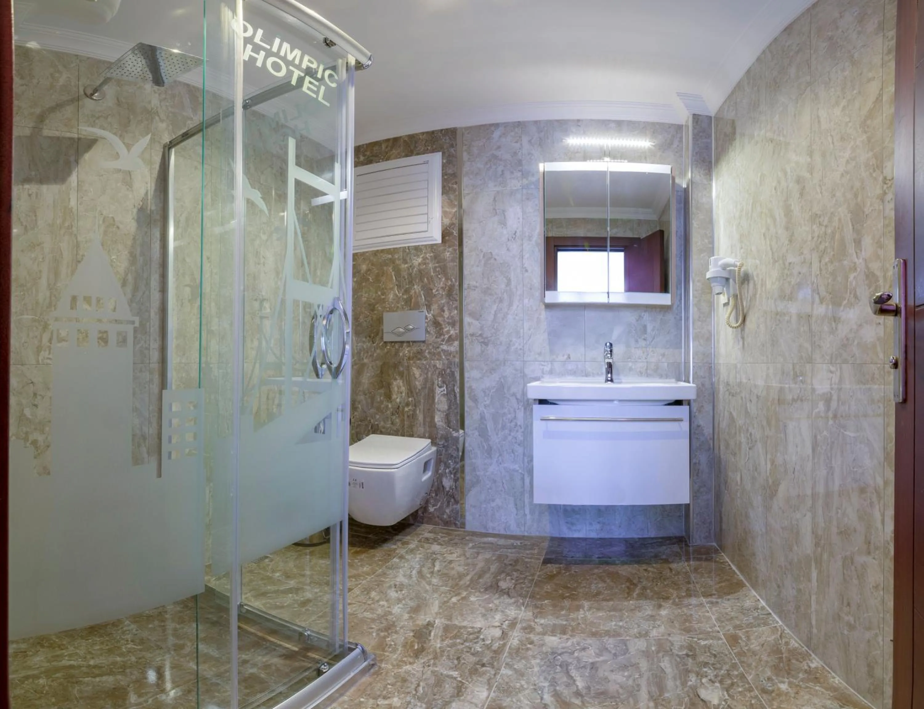 Shower in Olimpic Hotel