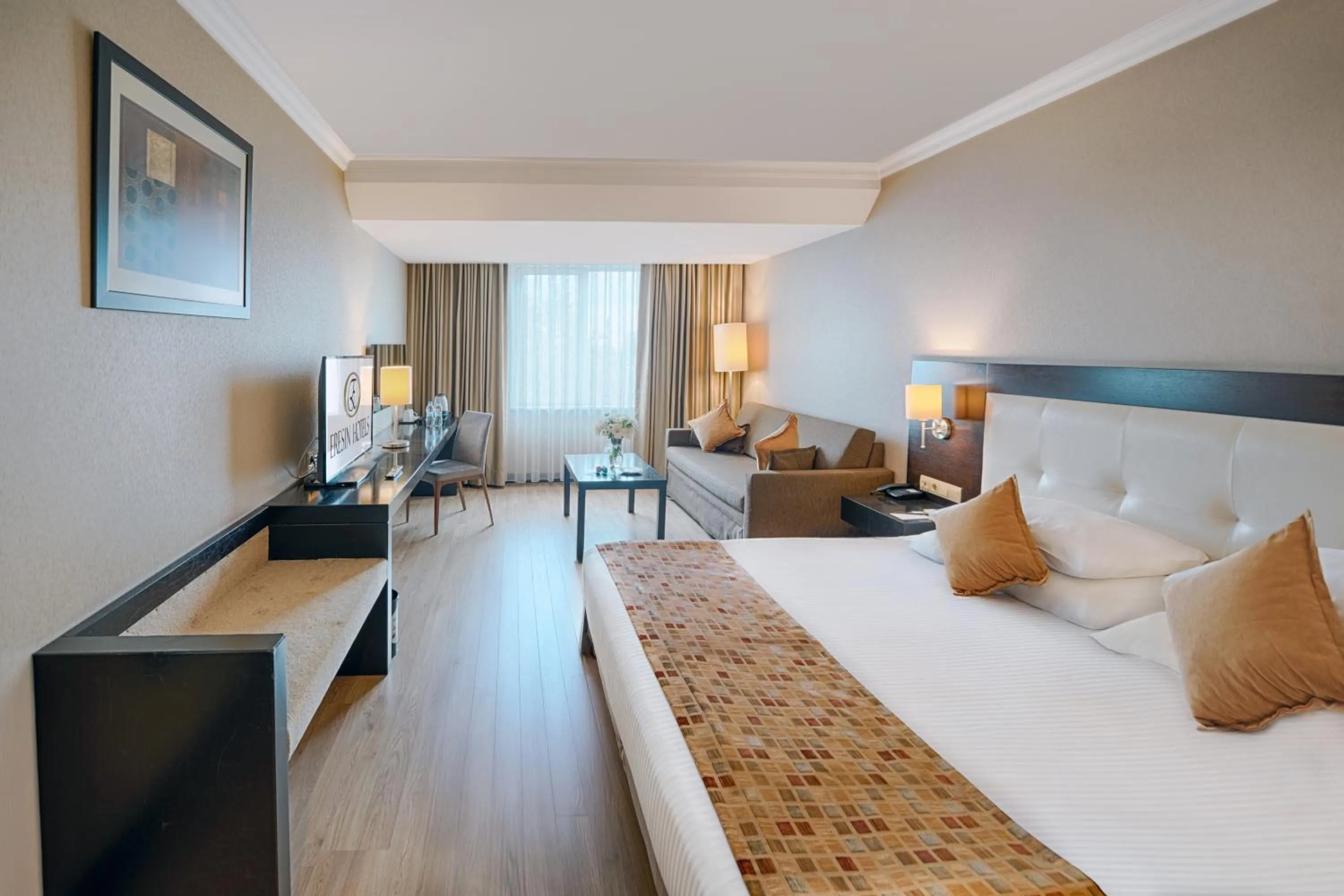 TV and multimedia, Bed in Eresin Hotels Topkapı