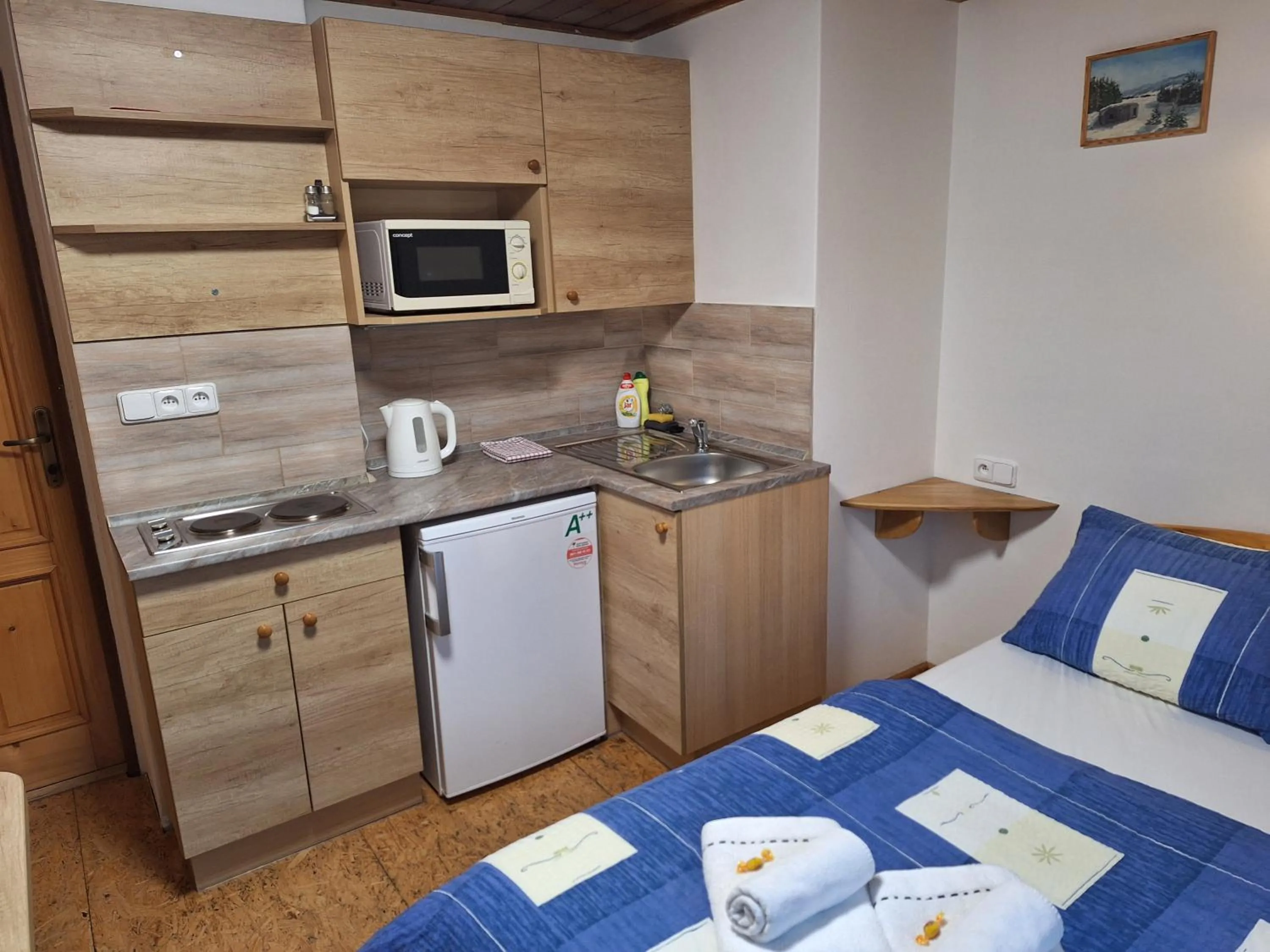 Bed in Apartmány U Žaloudků