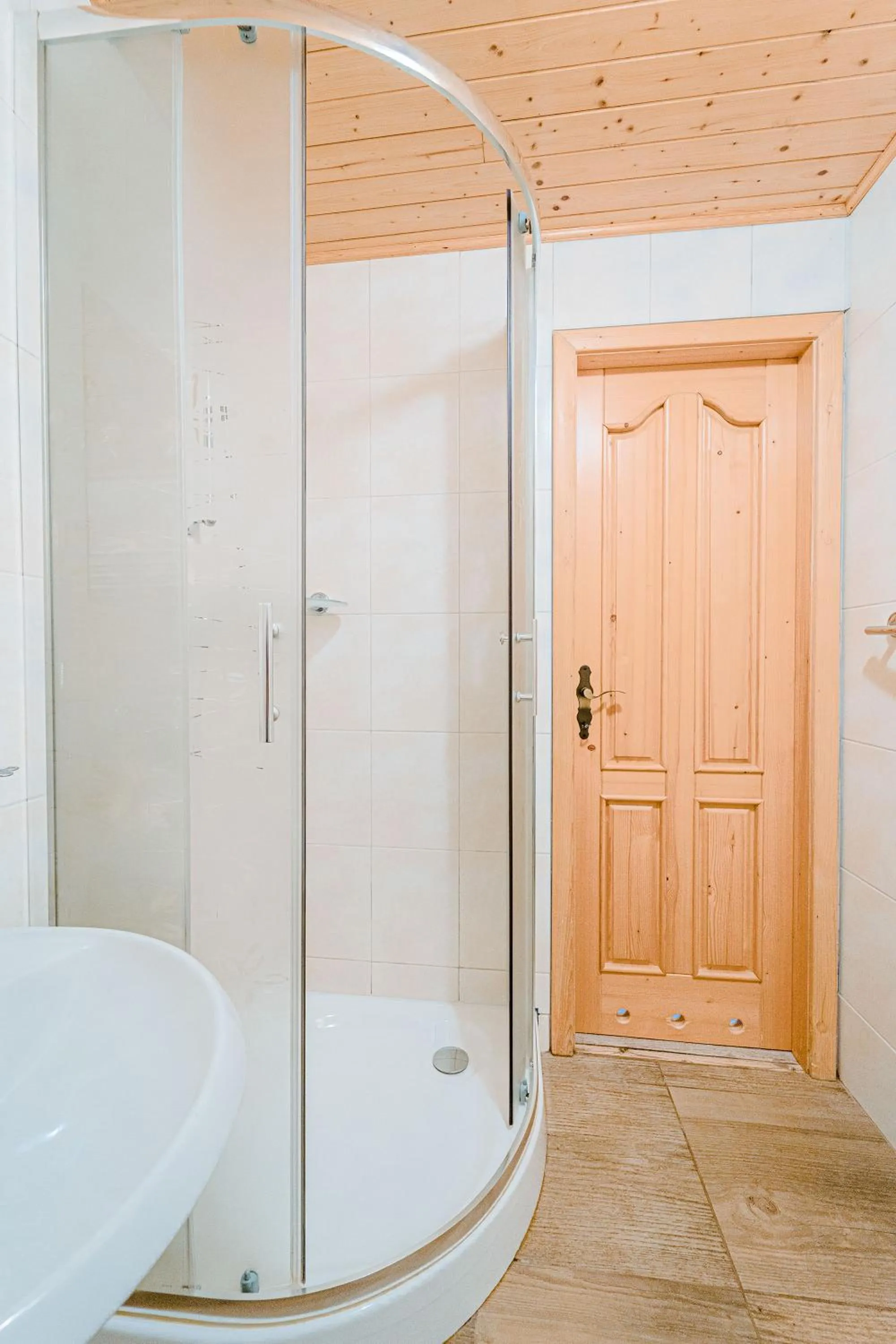 Shower in Apartmány U Žaloudků